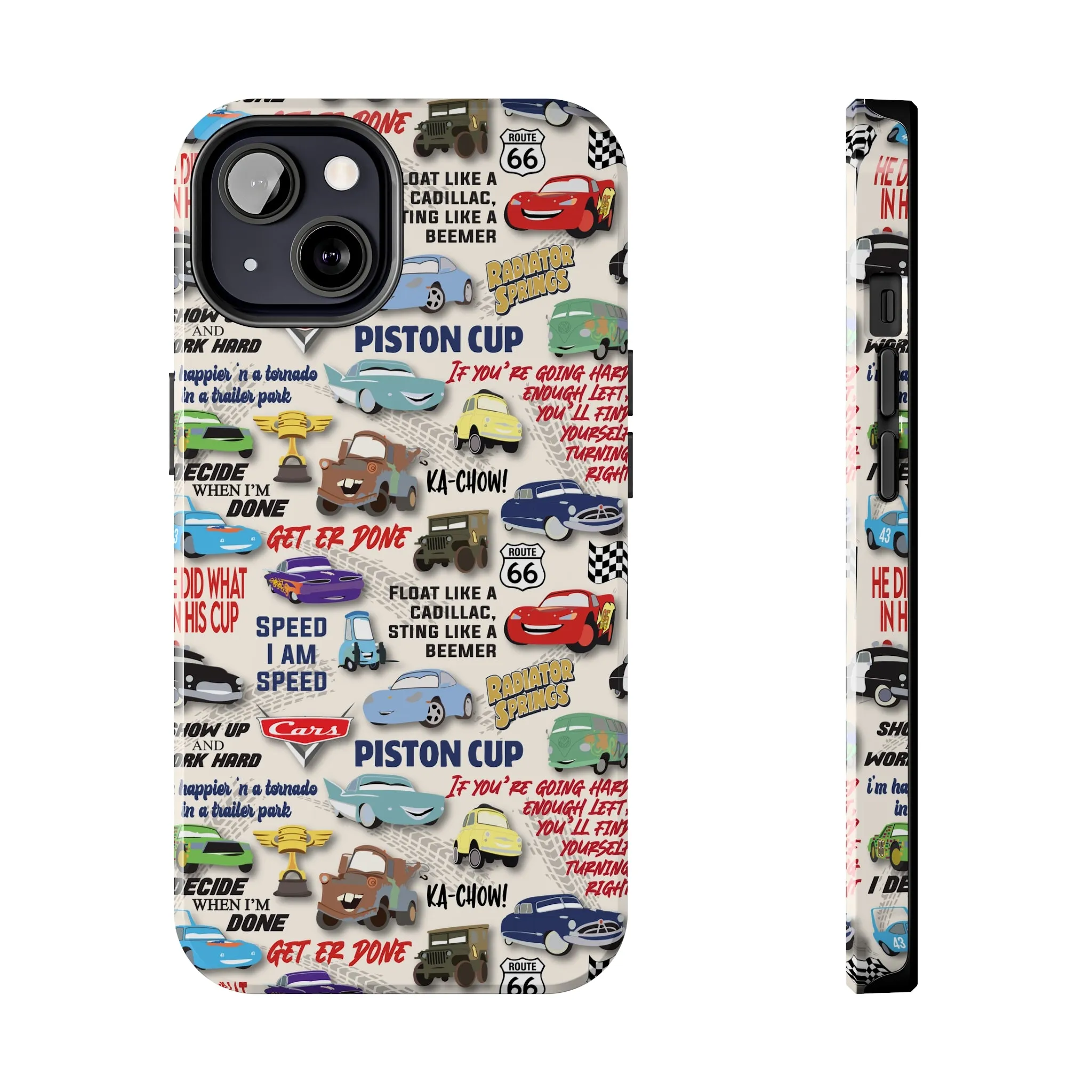 Cars Quotes Piston Cup Inspired Phone Case Gift Inspired Fan Art Iphone