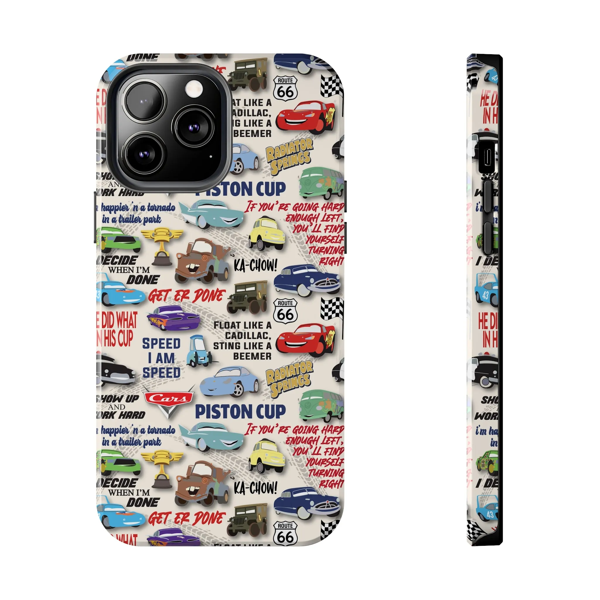 Cars Quotes Piston Cup Inspired Phone Case Gift Inspired Fan Art Iphone