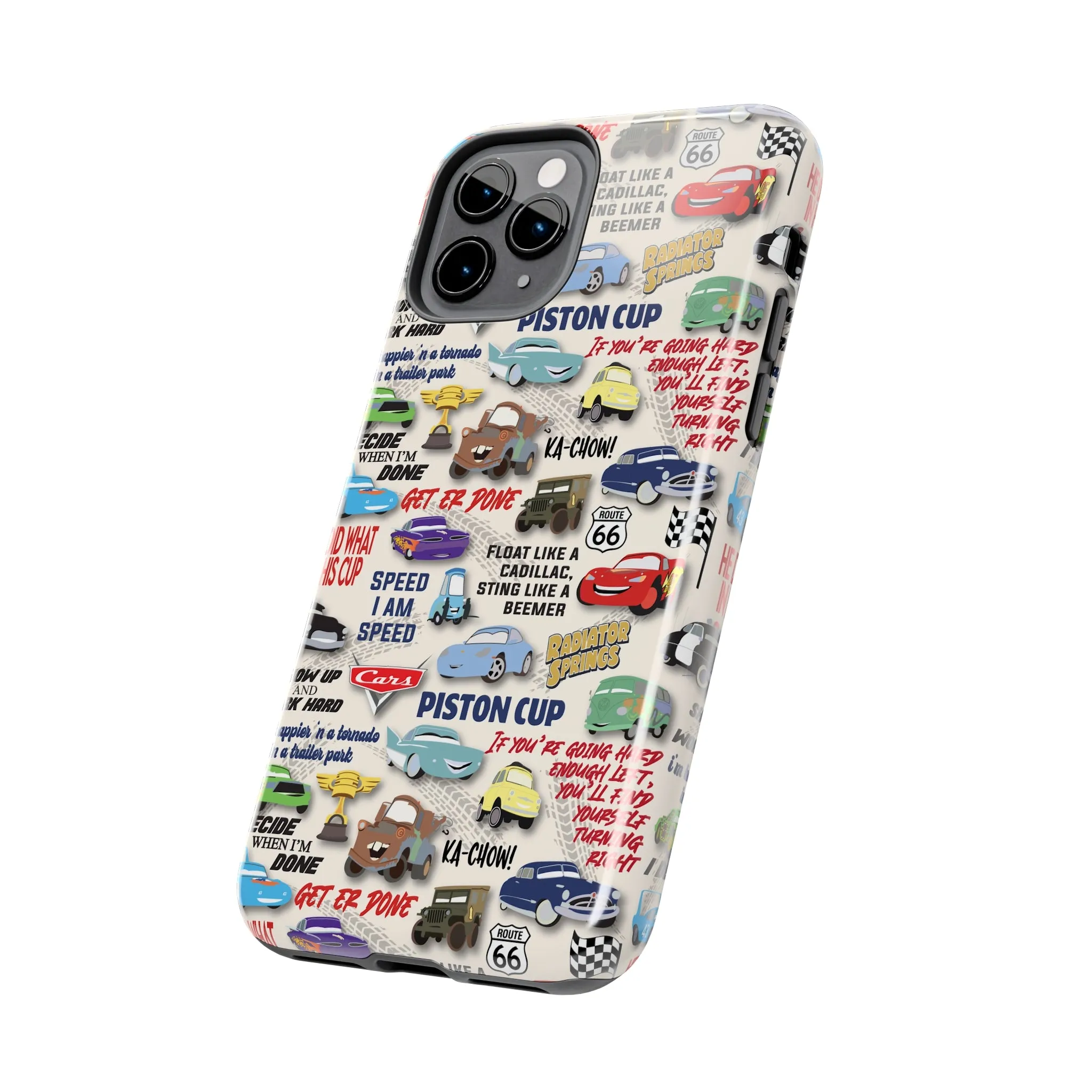 Cars Quotes Piston Cup Inspired Phone Case Gift Inspired Fan Art Iphone