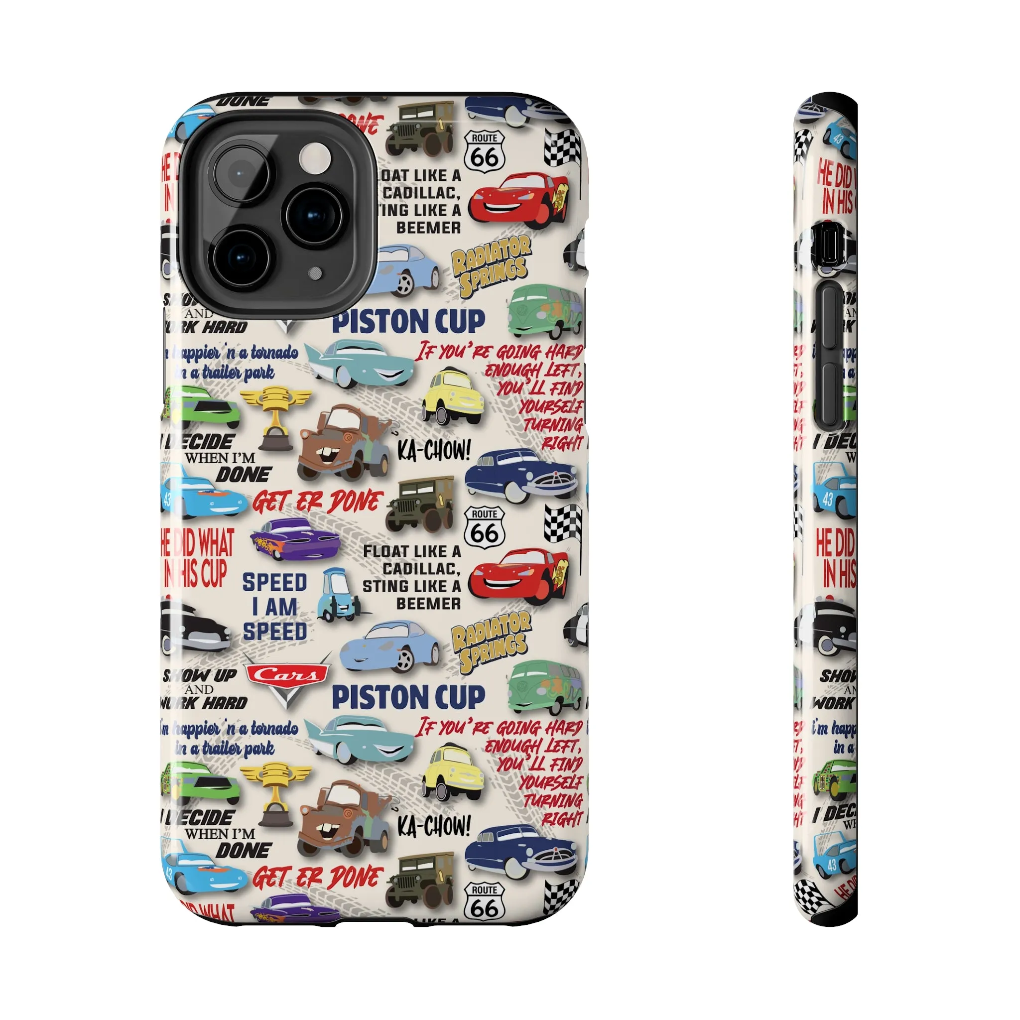 Cars Quotes Piston Cup Inspired Phone Case Gift Inspired Fan Art Iphone