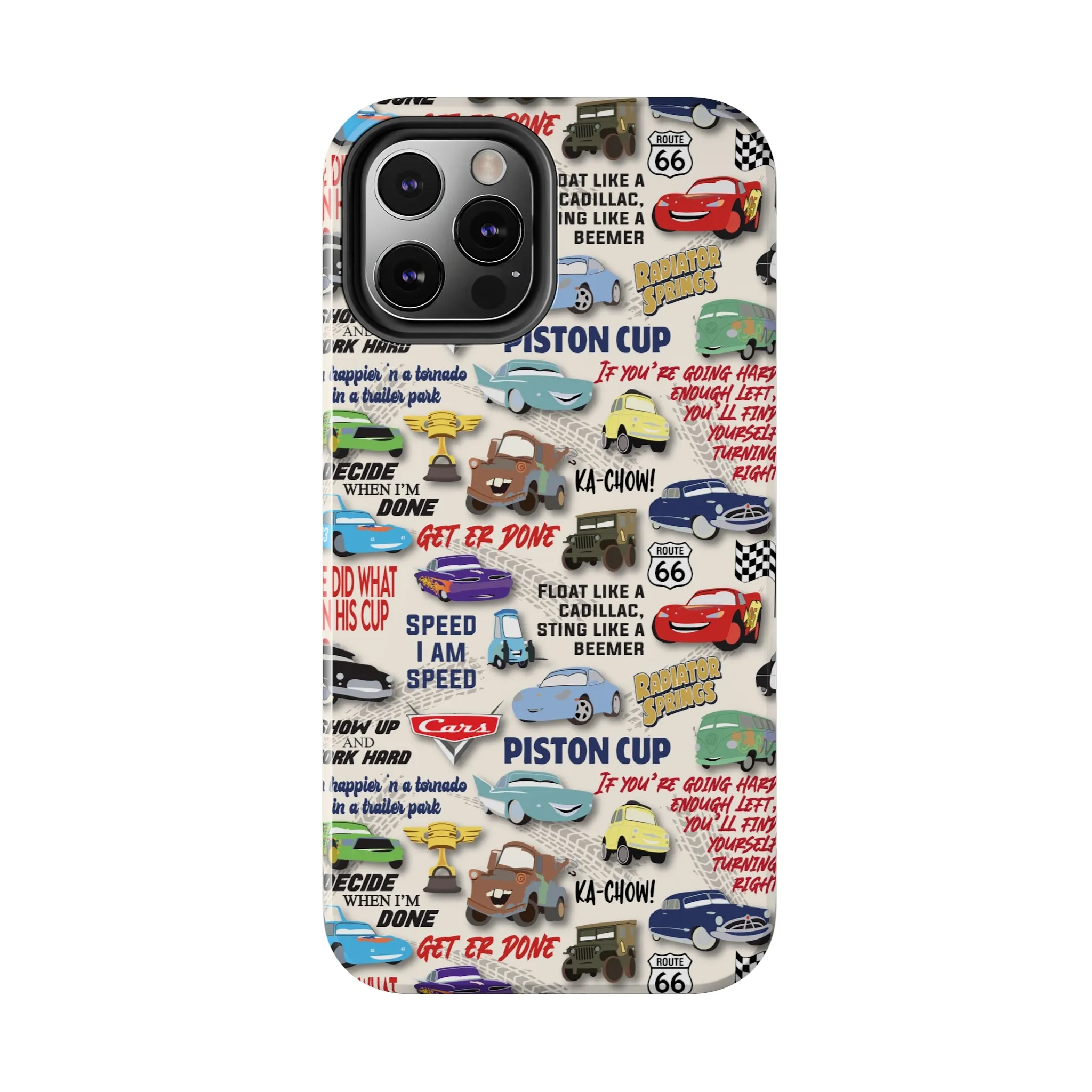 Cars Quotes Piston Cup Inspired Phone Case Gift Inspired Fan Art Iphone