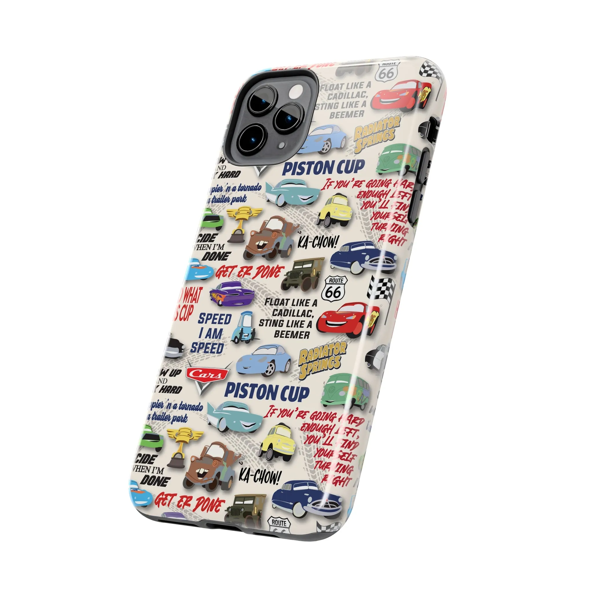 Cars Quotes Piston Cup Inspired Phone Case Gift Inspired Fan Art Iphone