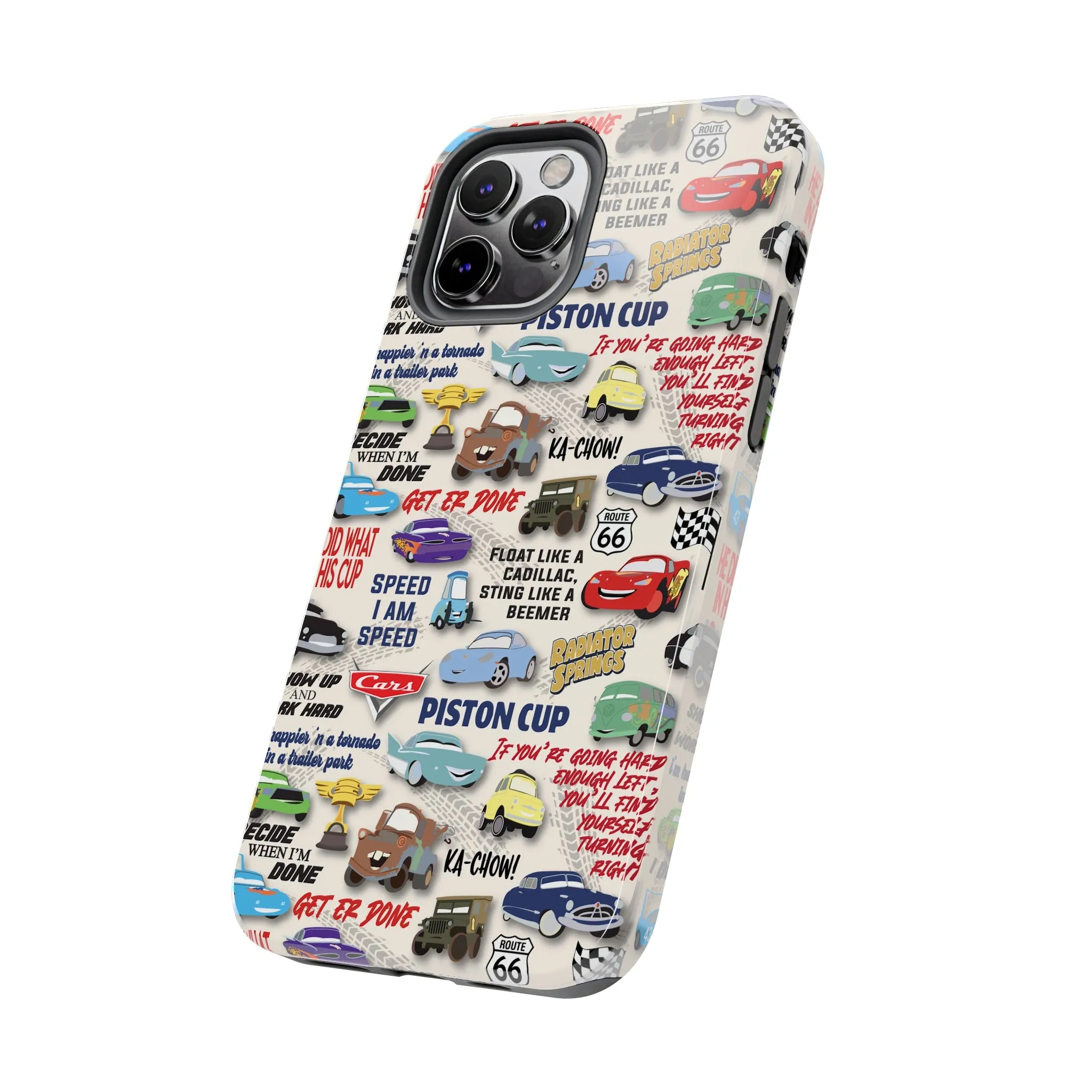 Cars Quotes Piston Cup Inspired Phone Case Gift Inspired Fan Art Iphone