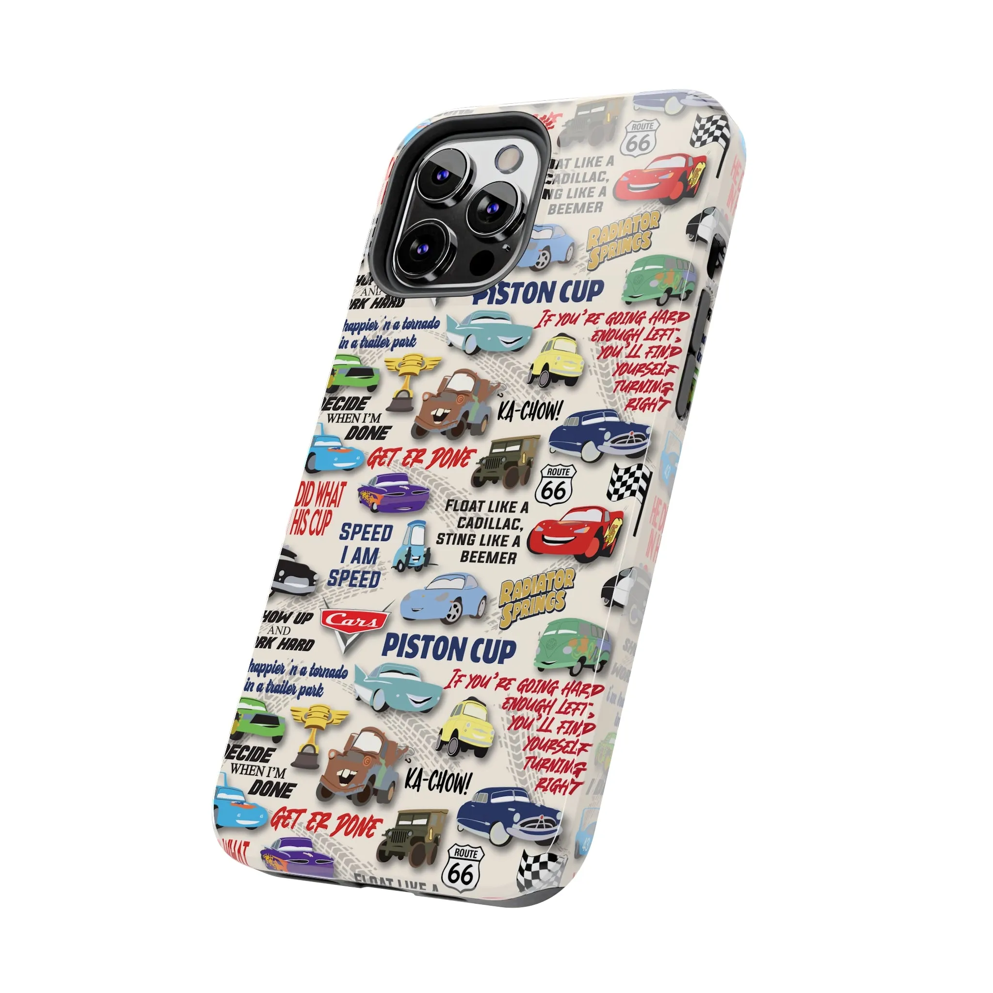 Cars Quotes Piston Cup Inspired Phone Case Gift Inspired Fan Art Iphone