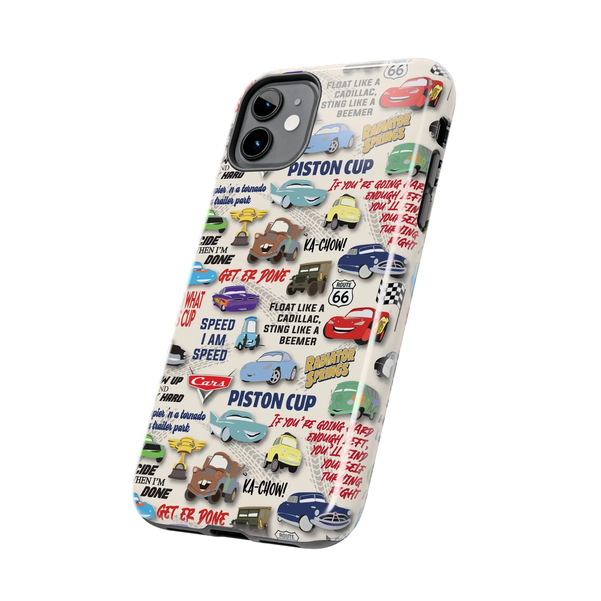 Cars Quotes Piston Cup Inspired Phone Case Gift Inspired Fan Art Iphone