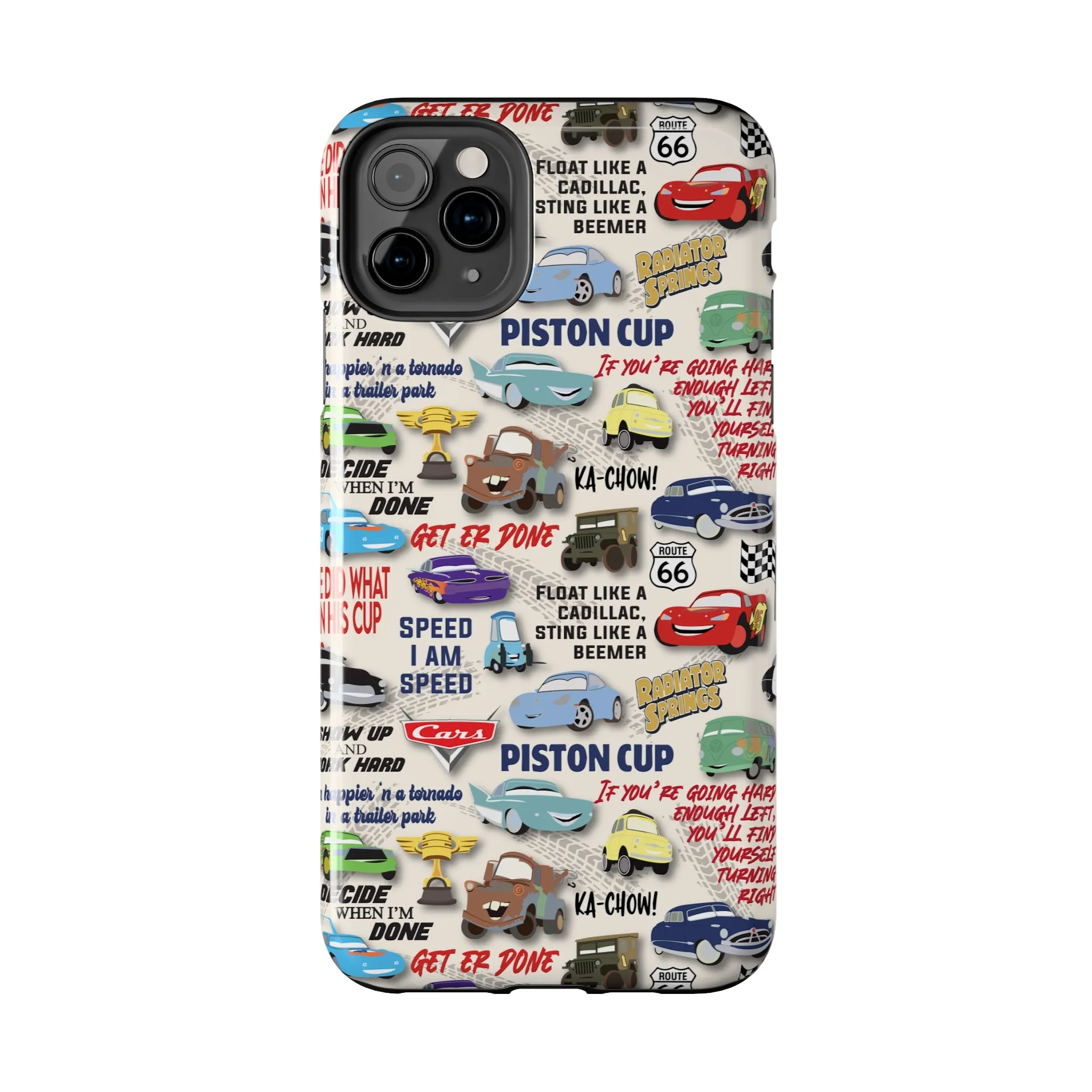 Cars Quotes Piston Cup Inspired Phone Case Gift Inspired Fan Art Iphone