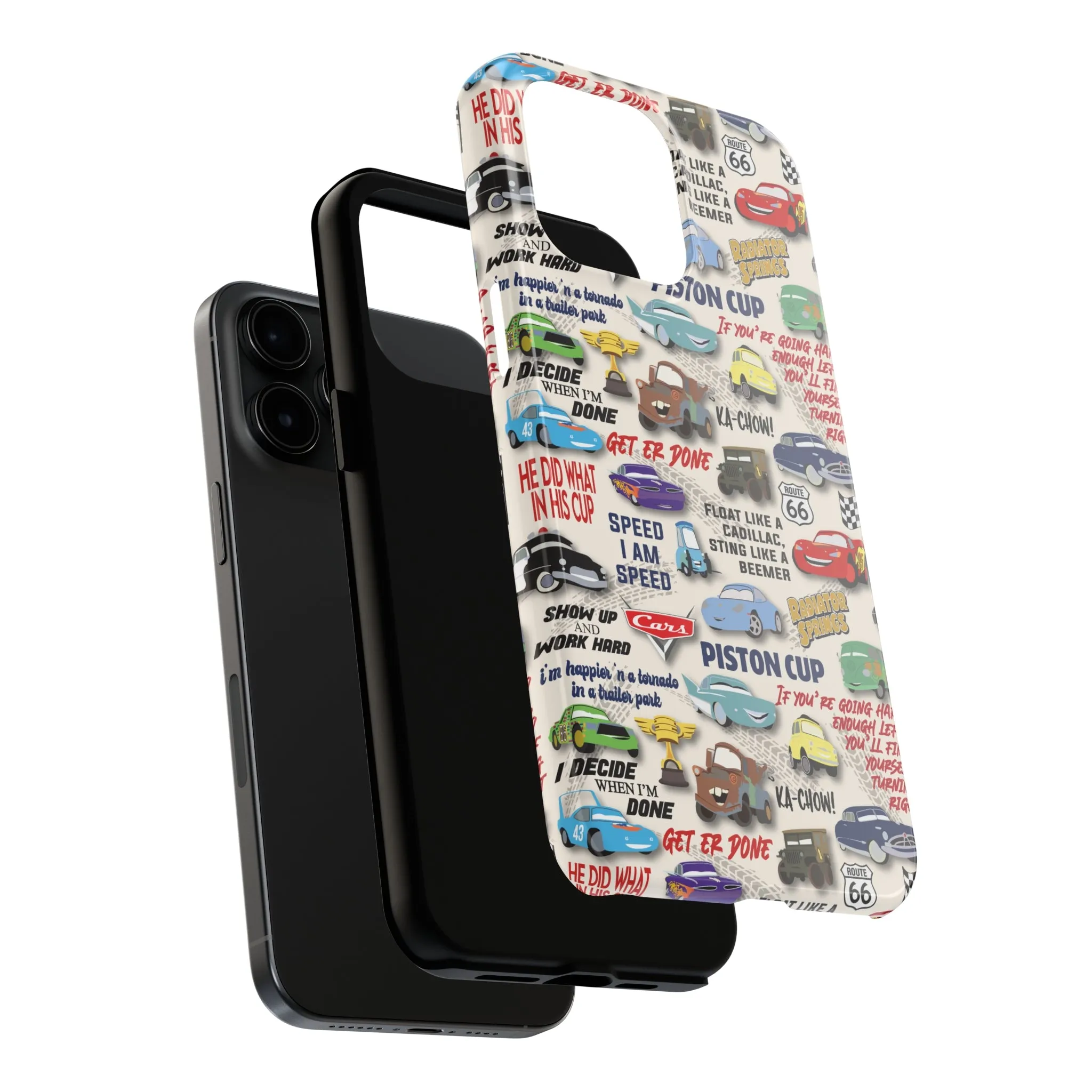 Cars Quotes Piston Cup Inspired Phone Case Gift Inspired Fan Art Iphone