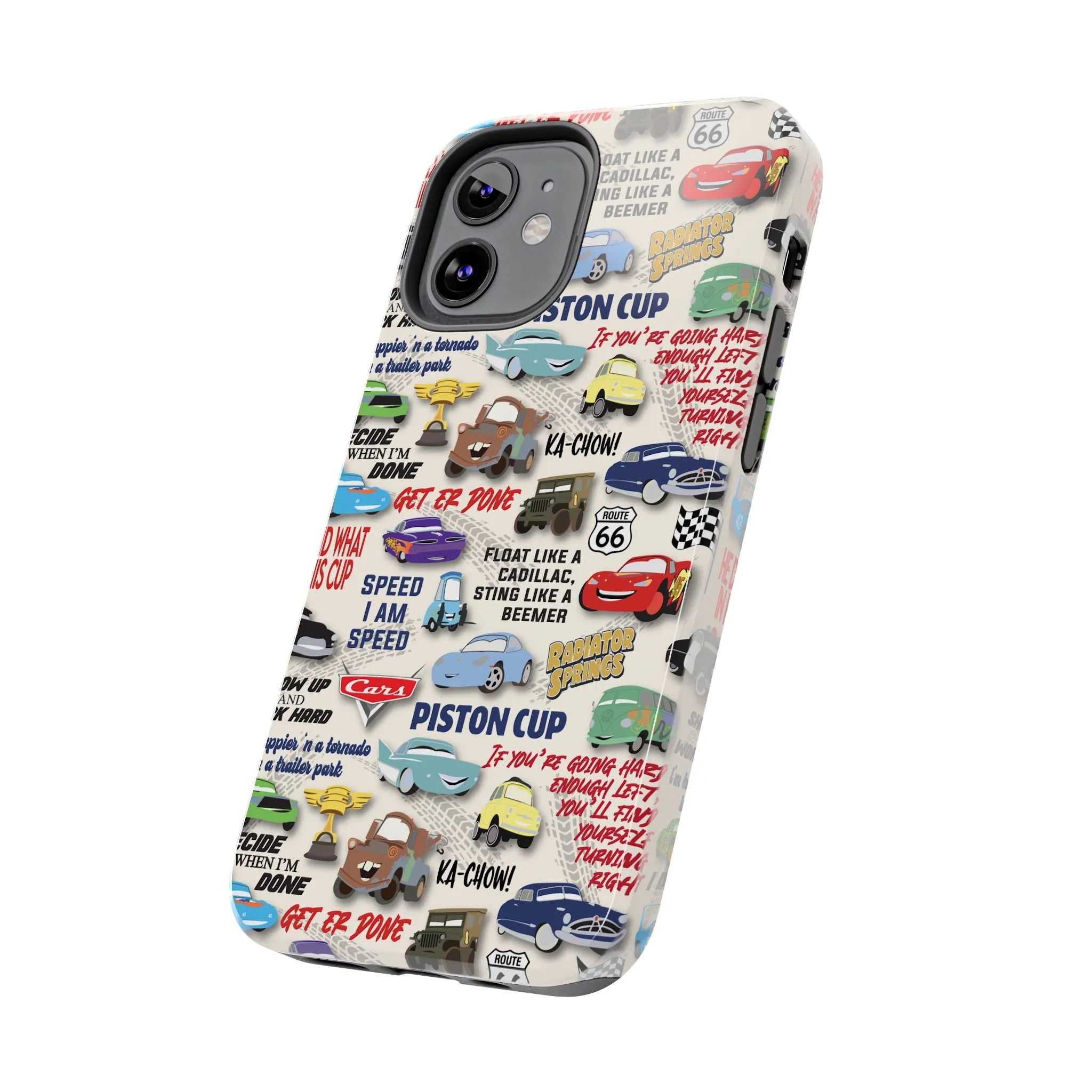 Cars Quotes Piston Cup Inspired Phone Case Gift Inspired Fan Art Iphone