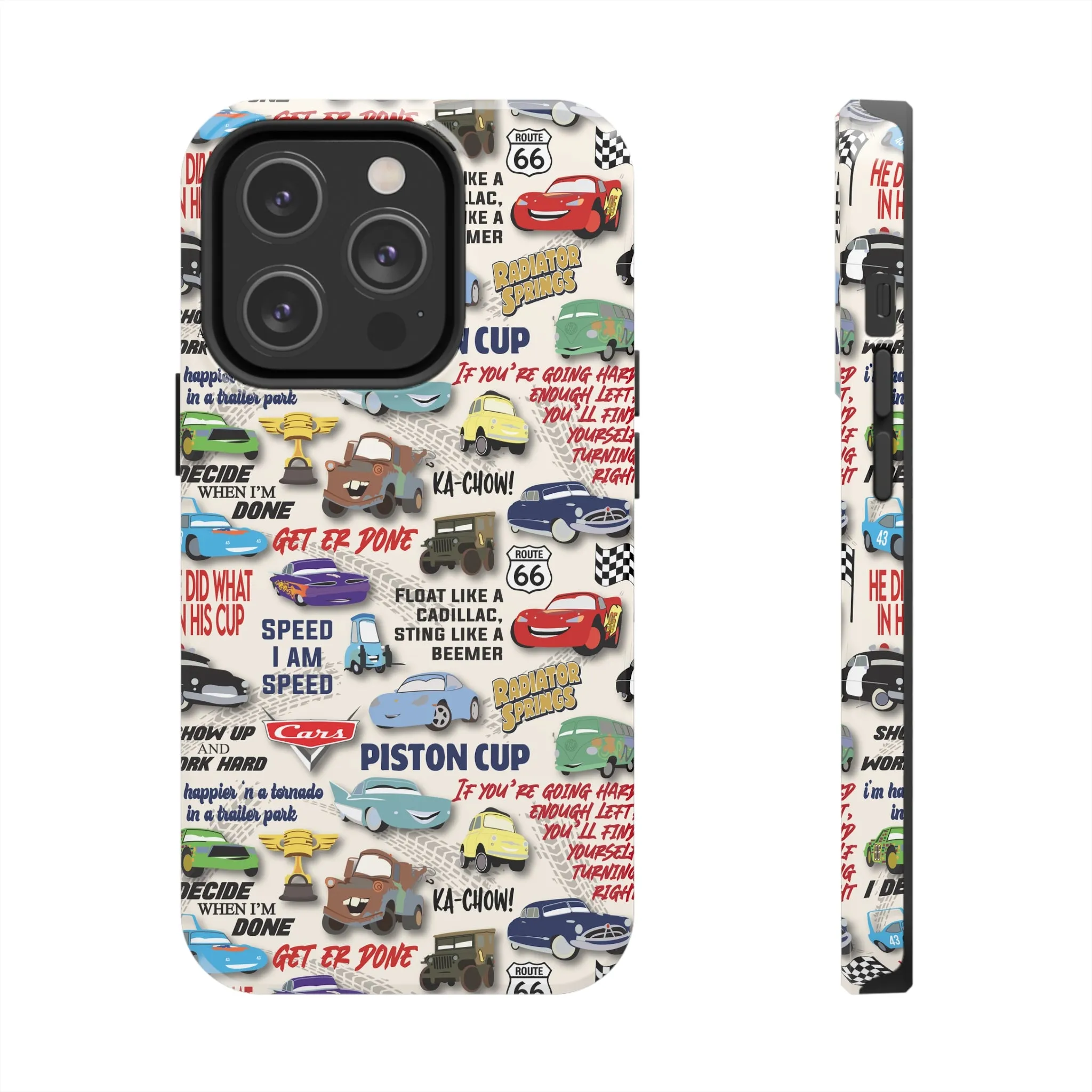 Cars Quotes Piston Cup Inspired Phone Case Gift Inspired Fan Art Iphone