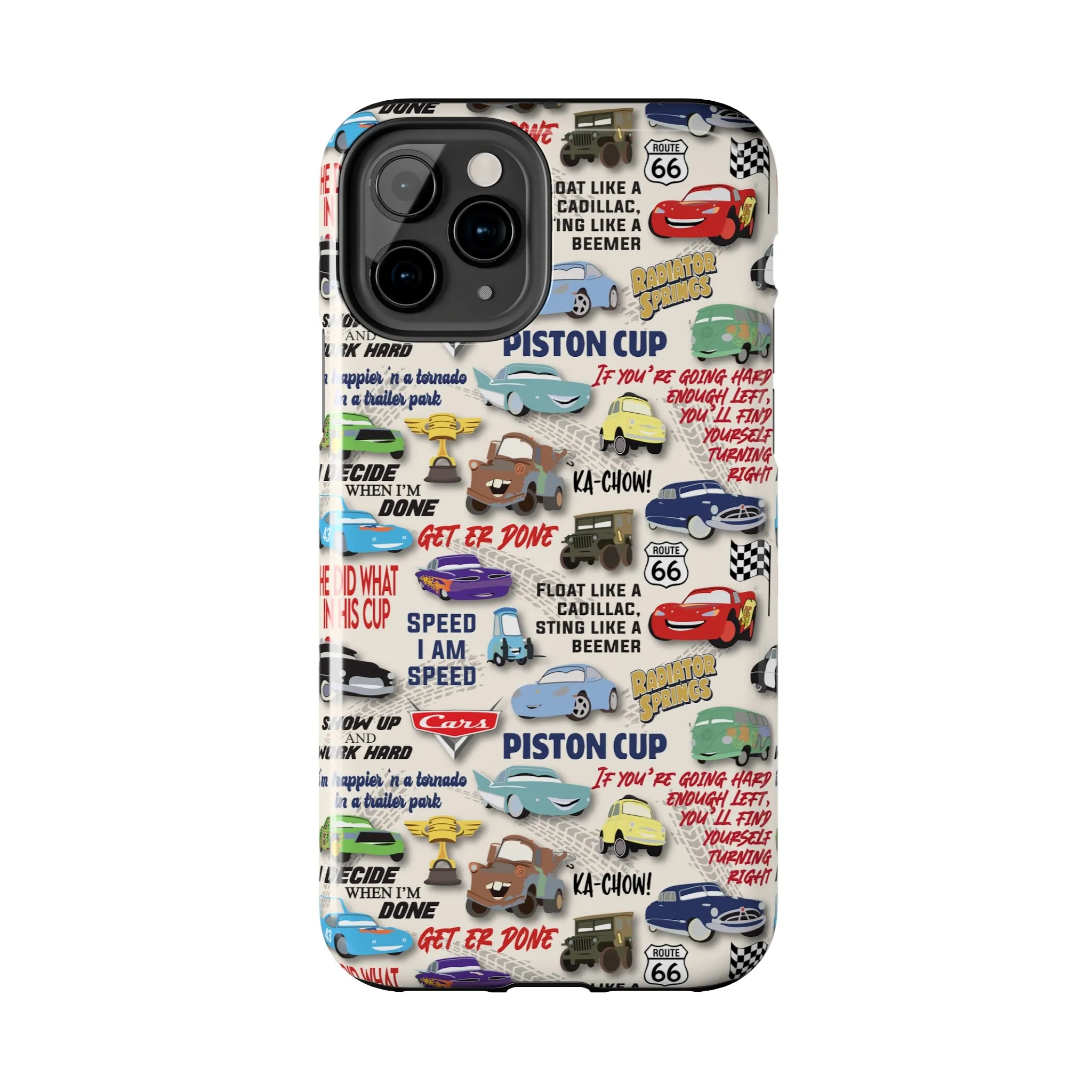 Cars Quotes Piston Cup Inspired Phone Case Gift Inspired Fan Art Iphone