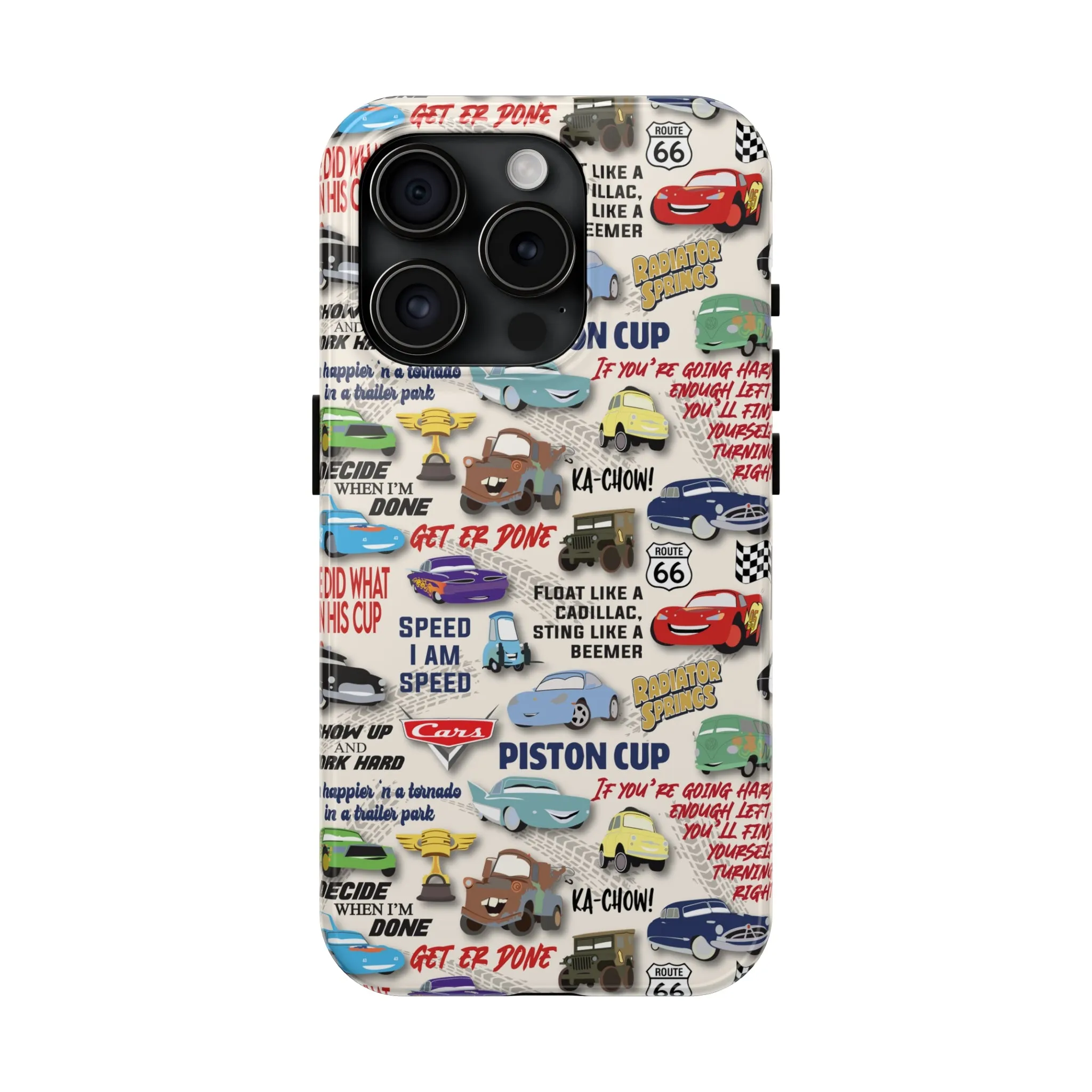 Cars Quotes Piston Cup Inspired Phone Case Gift Inspired Fan Art Iphone