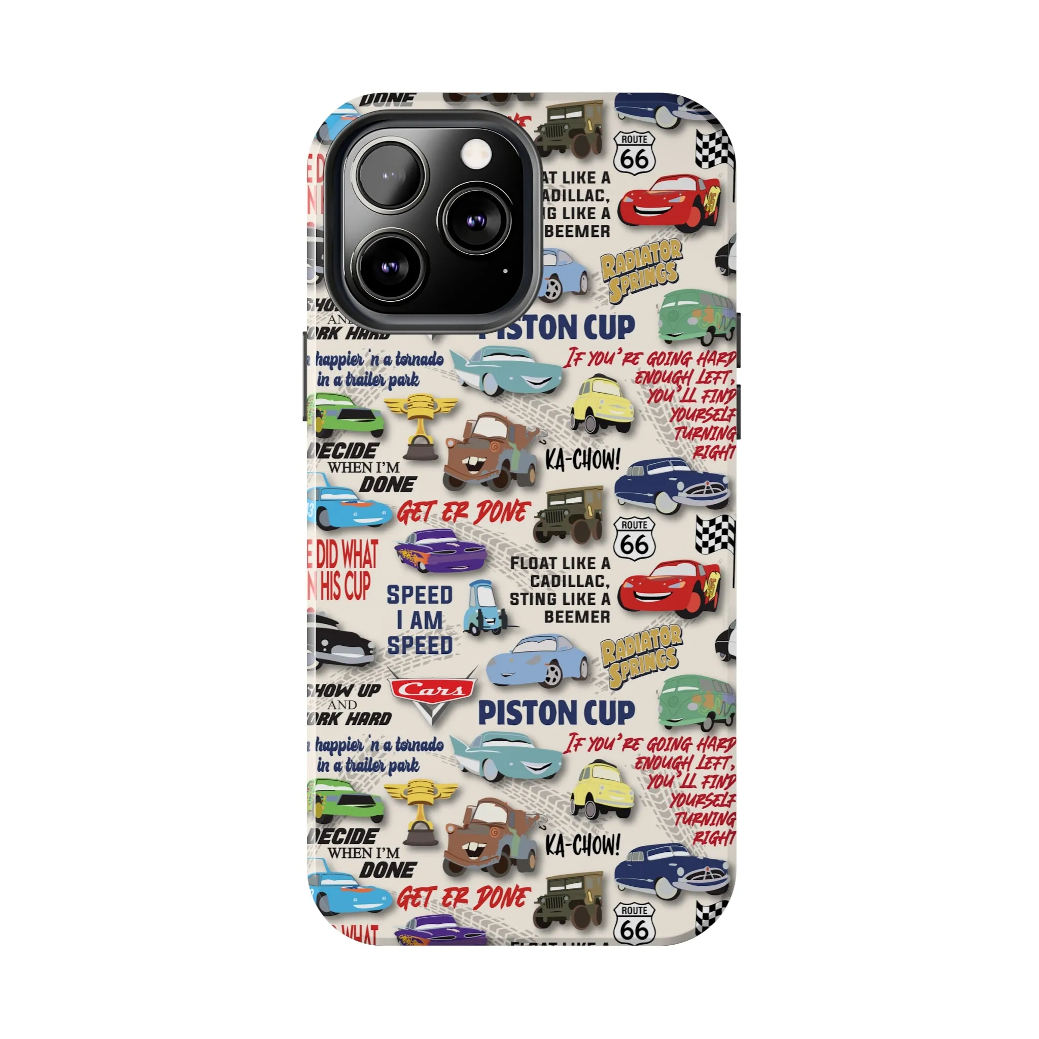 Cars Quotes Piston Cup Inspired Phone Case Gift Inspired Fan Art Iphone