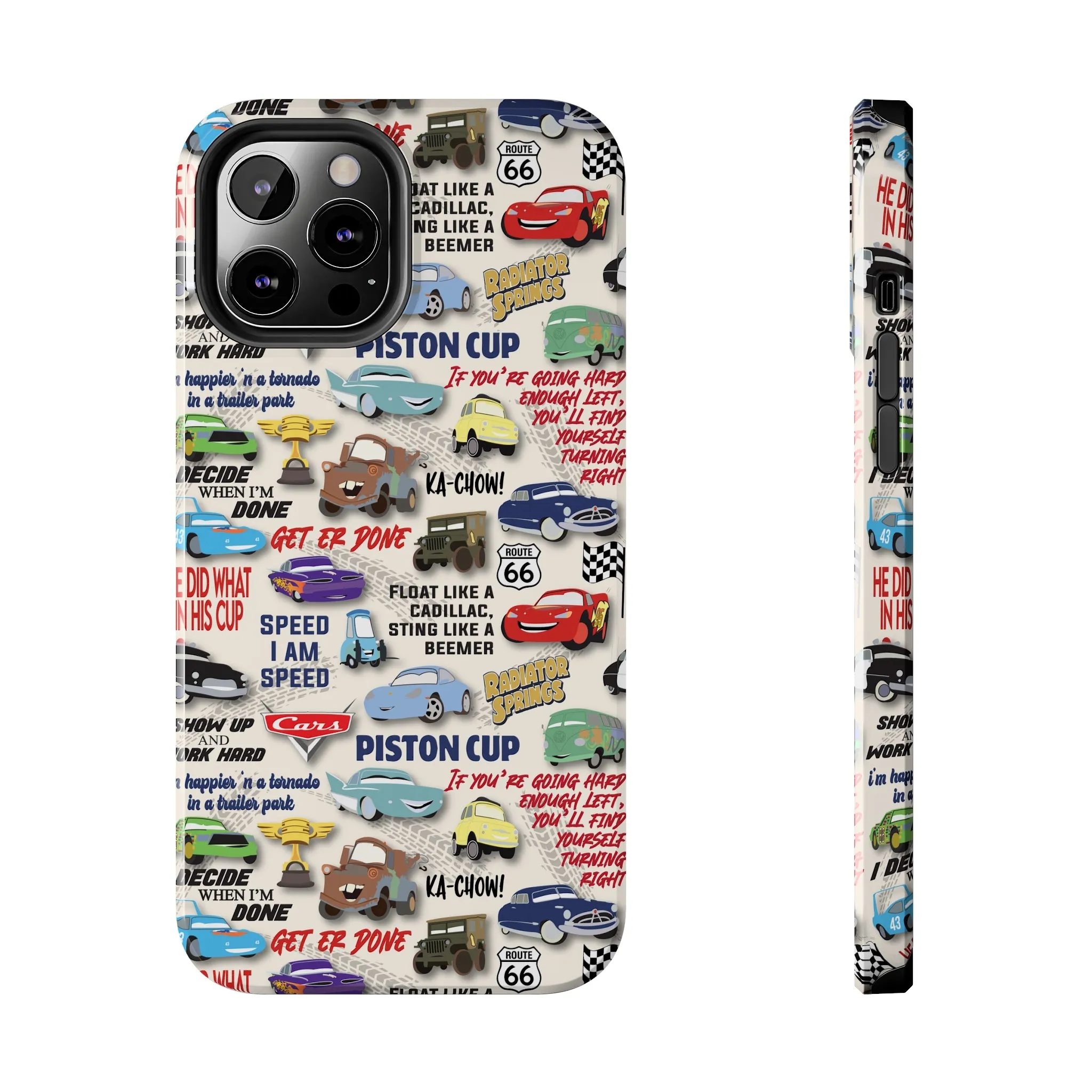 Cars Quotes Piston Cup Inspired Phone Case Gift Inspired Fan Art Iphone