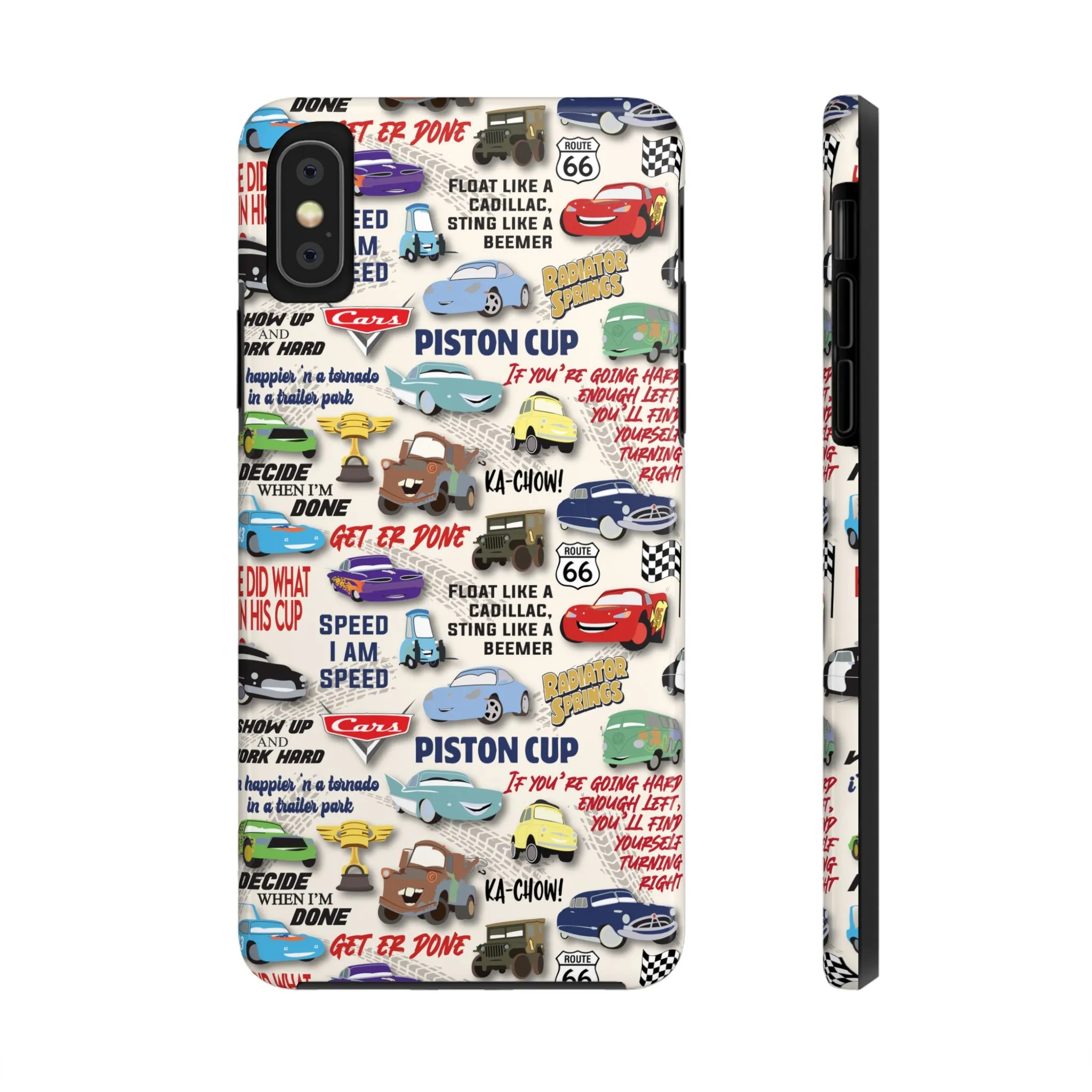 Cars Quotes Piston Cup Inspired Phone Case Gift Inspired Fan Art Iphone