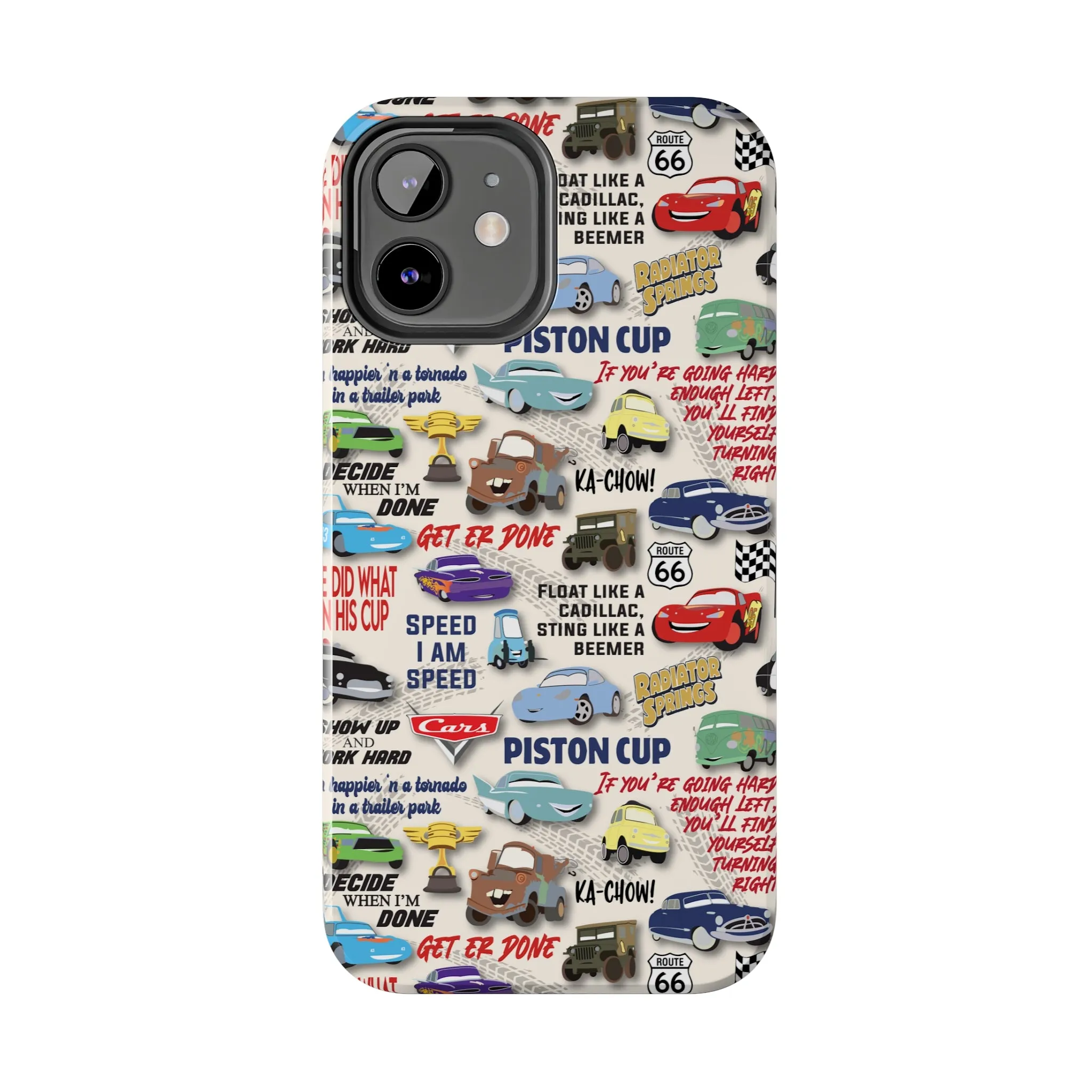 Cars Quotes Piston Cup Inspired Phone Case Gift Inspired Fan Art Iphone