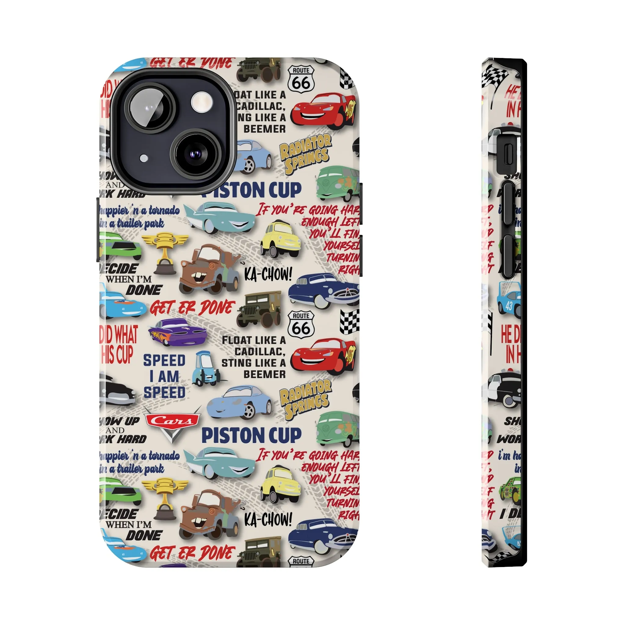 Cars Quotes Piston Cup Inspired Phone Case Gift Inspired Fan Art Iphone