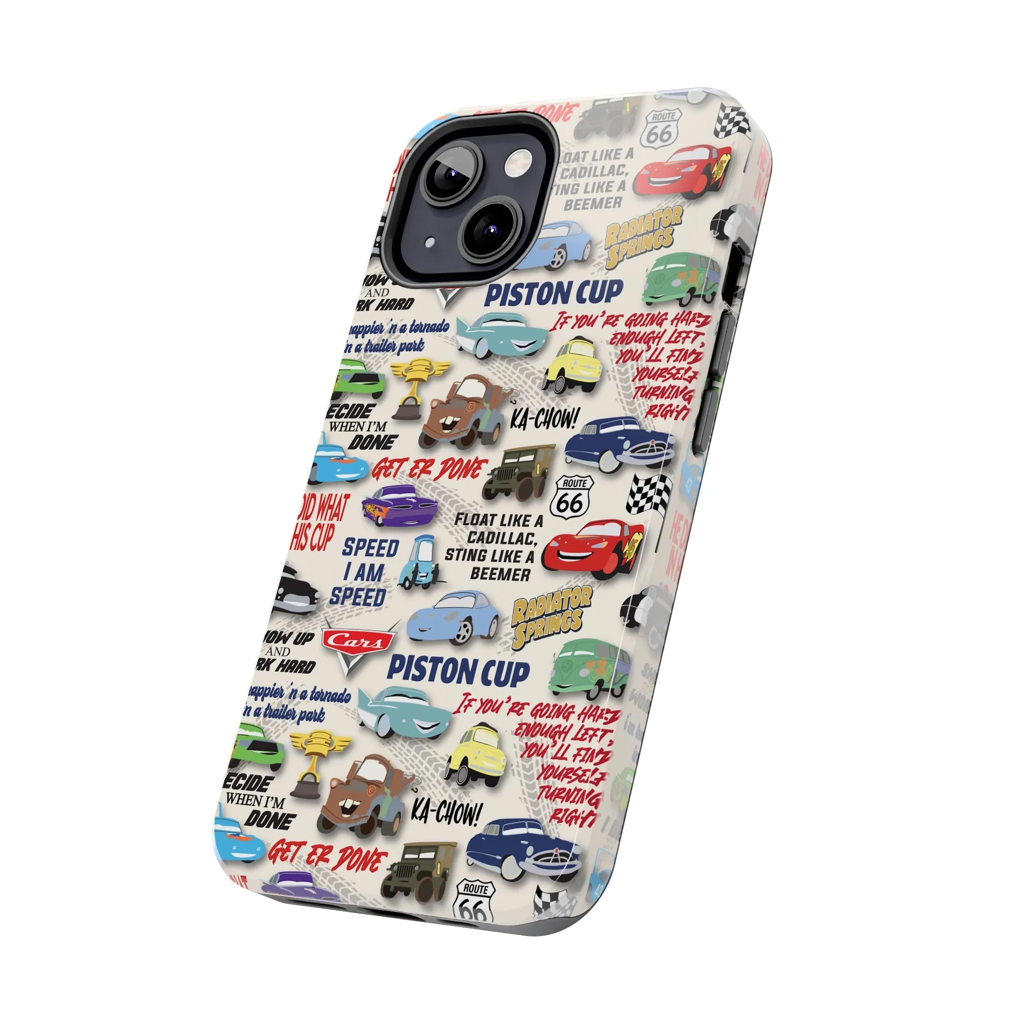 Cars Quotes Piston Cup Inspired Phone Case Gift Inspired Fan Art Iphone