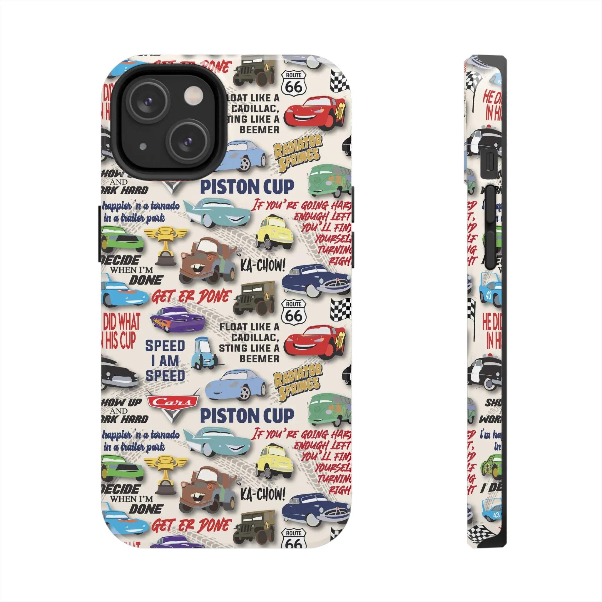 Cars Quotes Piston Cup Inspired Phone Case Gift Inspired Fan Art Iphone