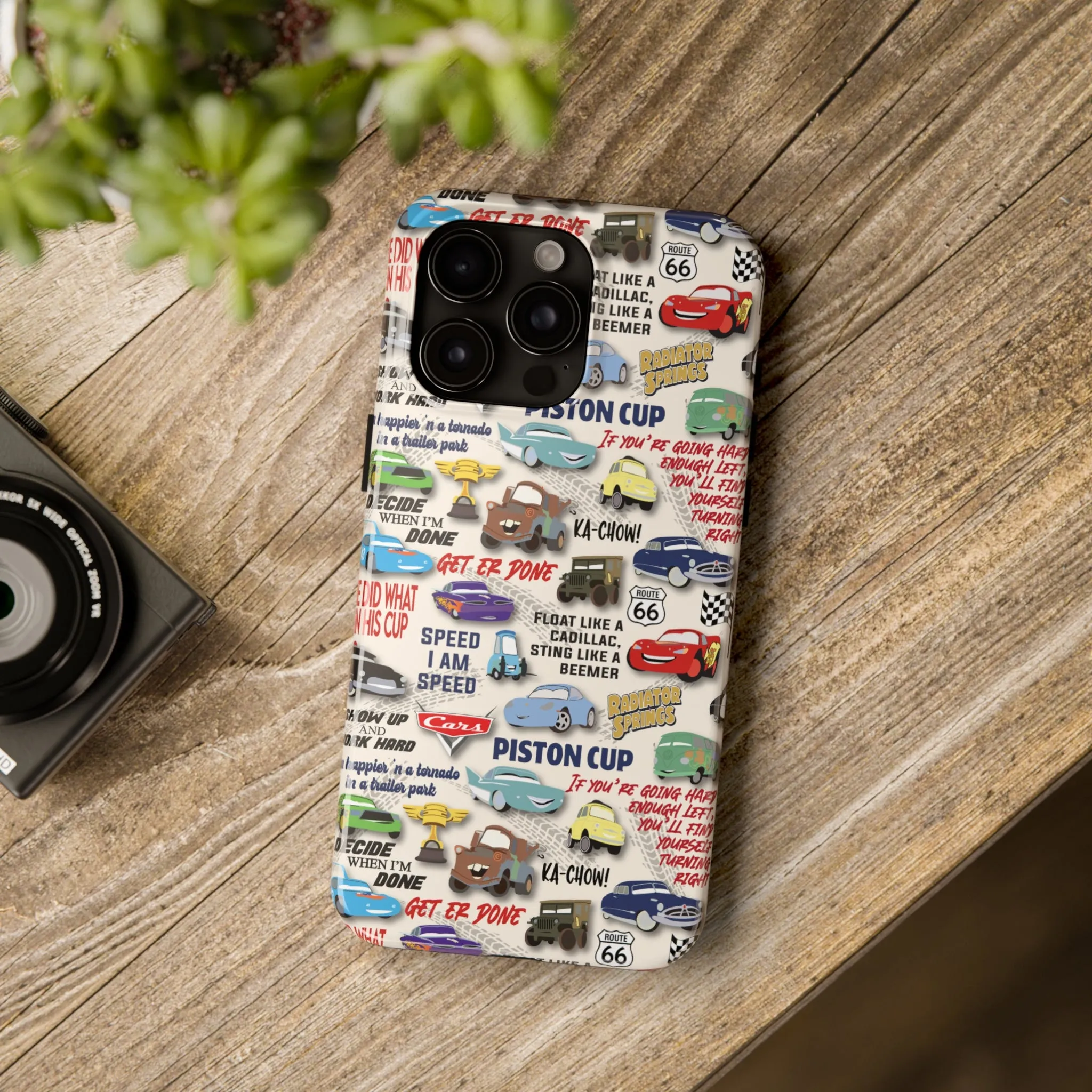 Cars Quotes Piston Cup Inspired Phone Case Gift Inspired Fan Art Iphone