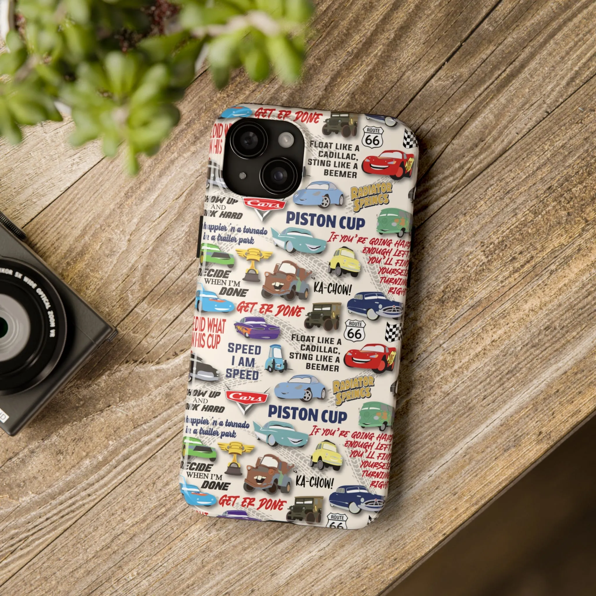 Cars Quotes Piston Cup Inspired Phone Case Gift Inspired Fan Art Iphone