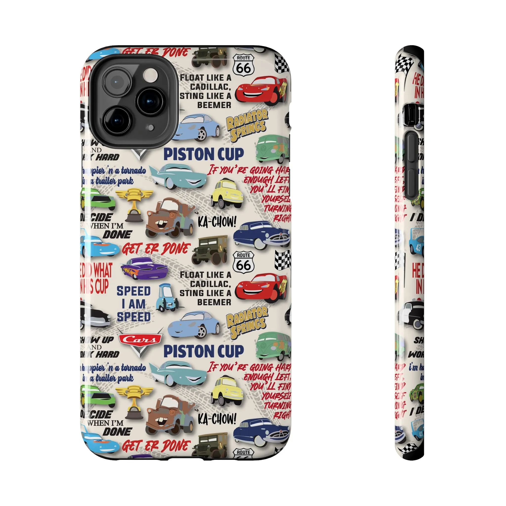 Cars Quotes Piston Cup Inspired Phone Case Gift Inspired Fan Art Iphone