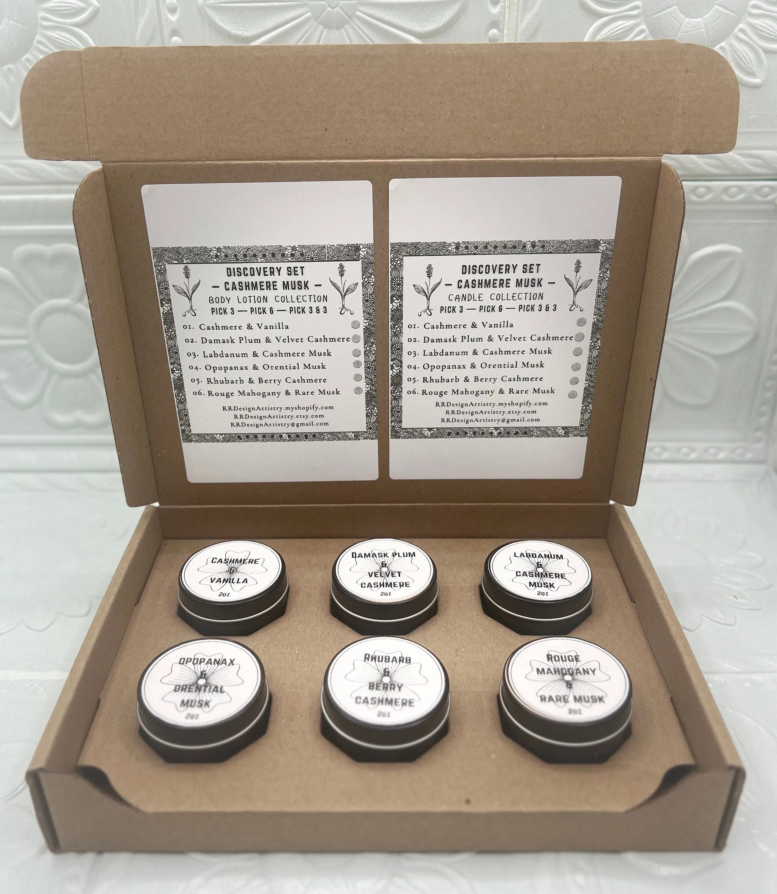 Cashmere Musk Candle & Lotion Box Set Bundle