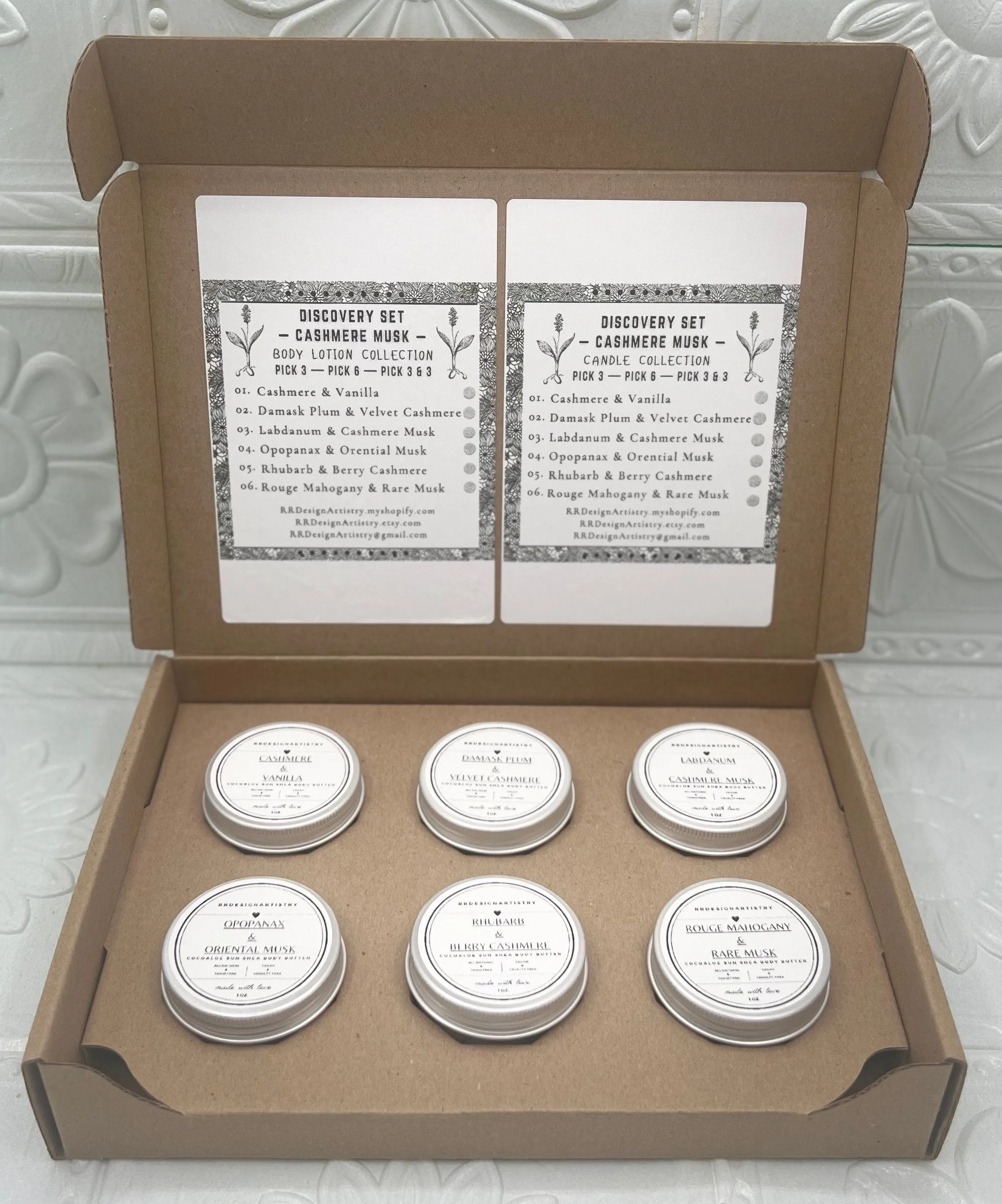 Cashmere Musk Candle & Lotion Box Set Bundle