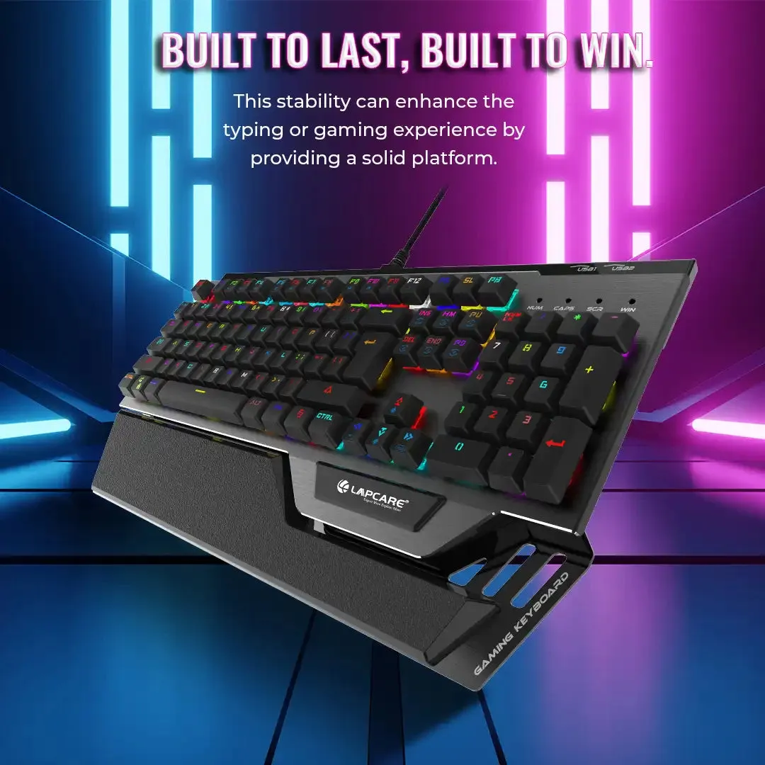 Champ LGK-108 Aluminum-alloy Mechanical RBG Gaming Keyboard