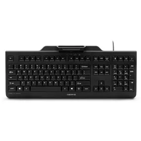 Cherry Kc-1000 Security Keyboard With Integrated Smart Card Terminal Black