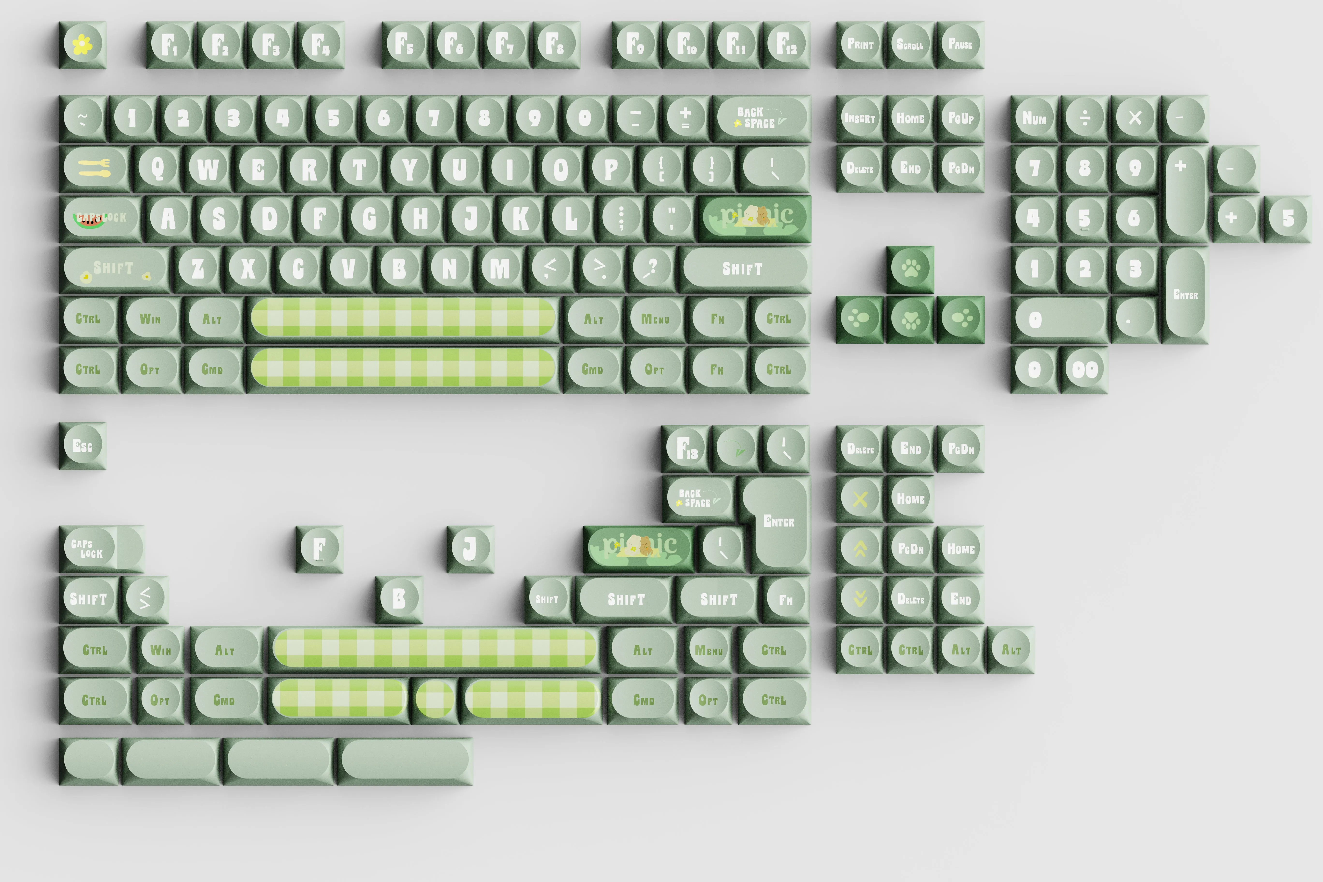 Chilkey Summer Picnic Keycaps