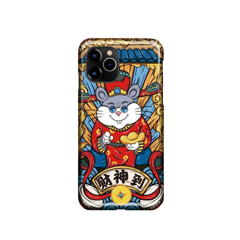 Chinese Style Artistic Illustration iPhone 13 Series Mobile Phone Case