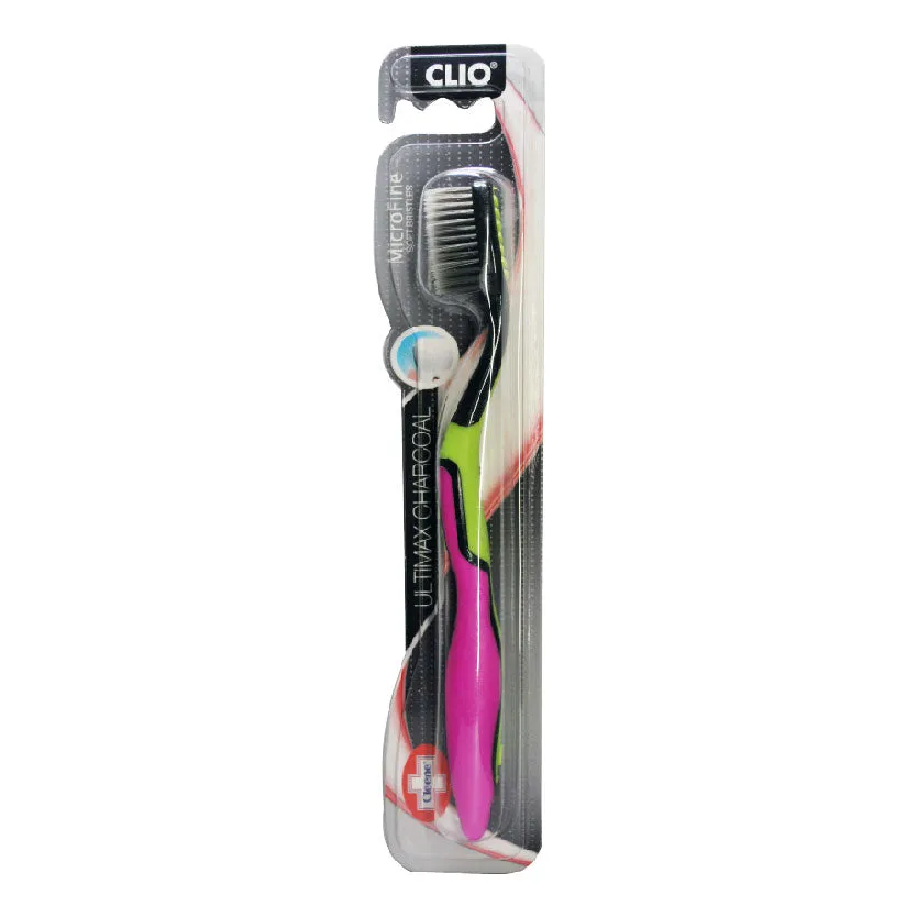 Cleene CLIO Toothbrush Ultimax Charcoal 1pc