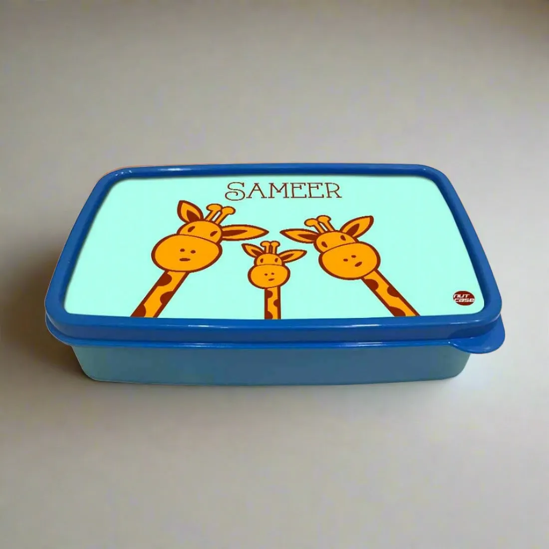 Custom Snack Box for Kids Boy With Small Container - Cute Giraffes