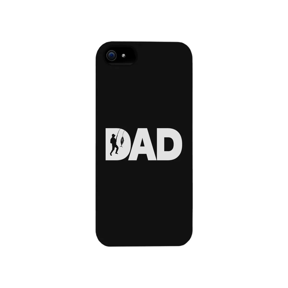 Dad Fish Black iPhone 4 Case