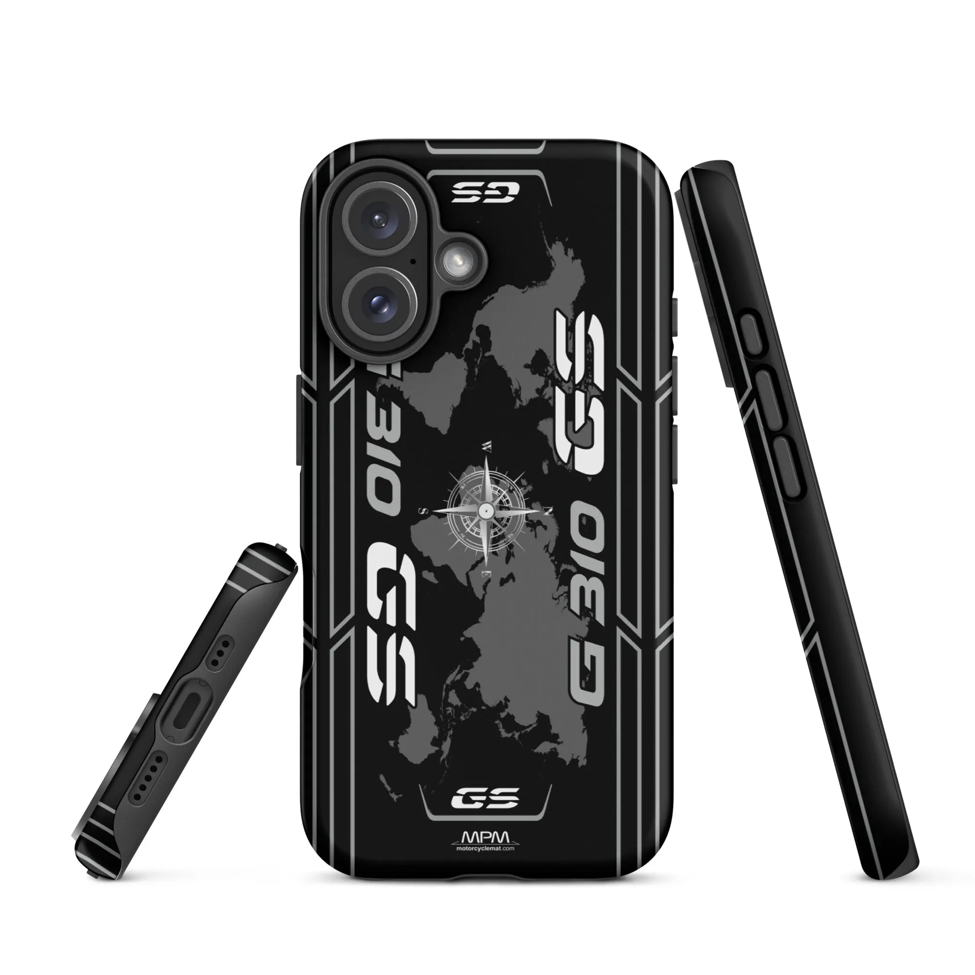 Designed Tough Case For iPhone inspired by BMW G310GS Cosmic Black Motorcycle Model - MM5297