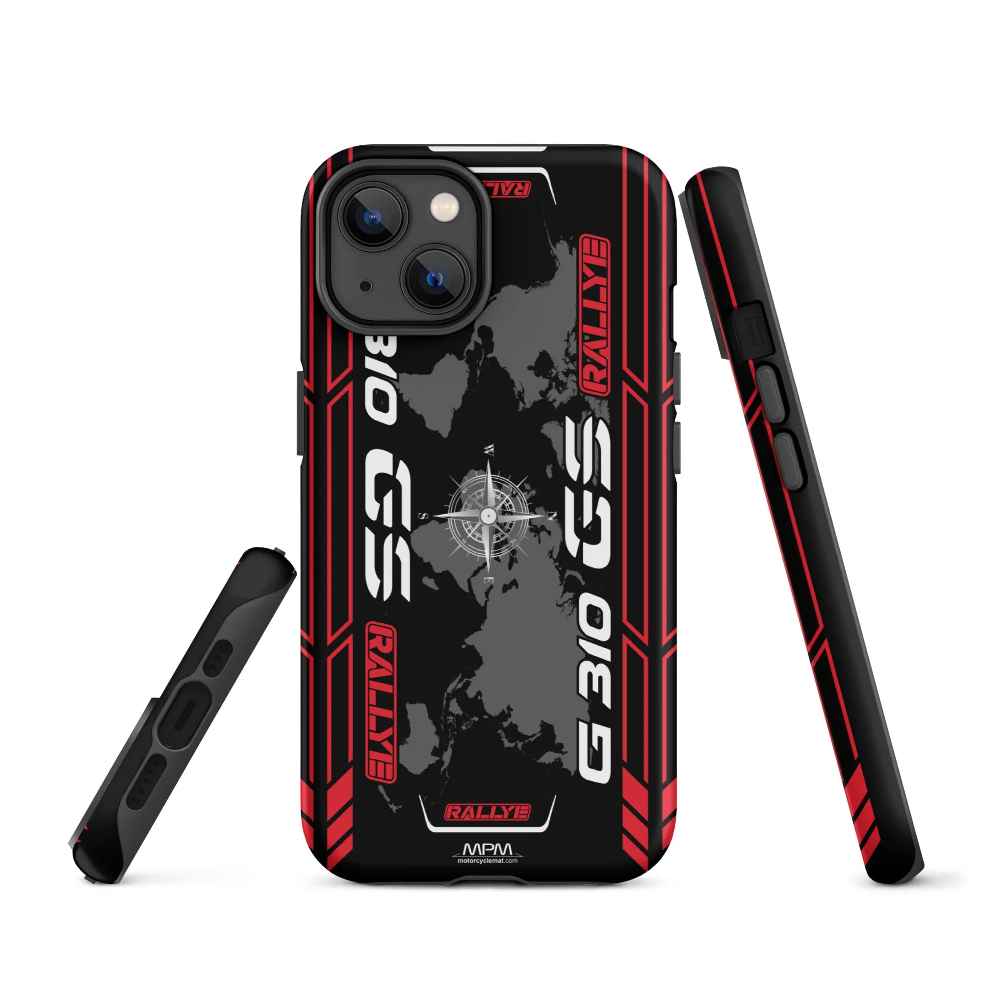 Designed Tough Case For iPhone inspired by BMW G310GS Rallye Motorcycle Model - MM5297