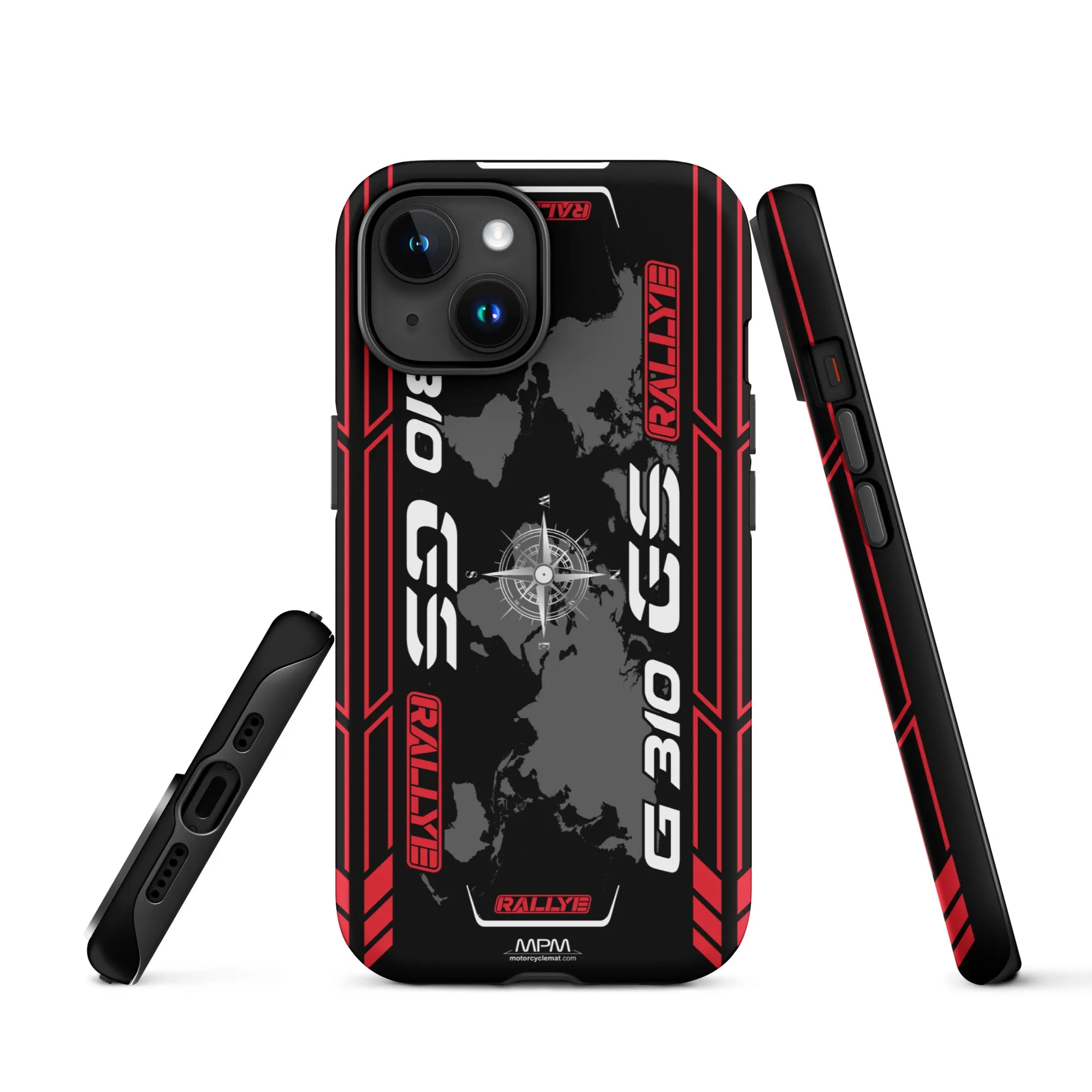 Designed Tough Case For iPhone inspired by BMW G310GS Rallye Motorcycle Model - MM5297