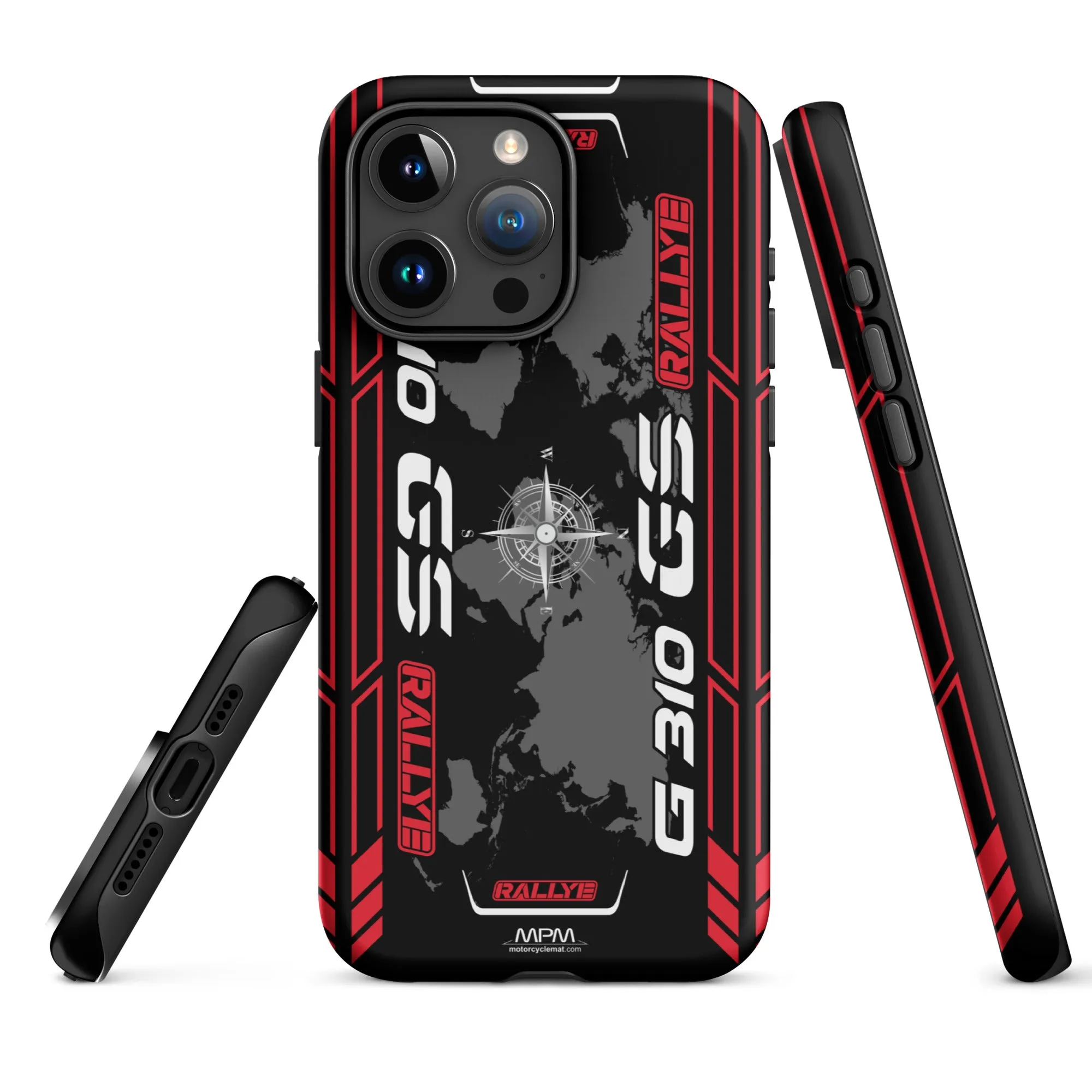 Designed Tough Case For iPhone inspired by BMW G310GS Rallye Motorcycle Model - MM5297