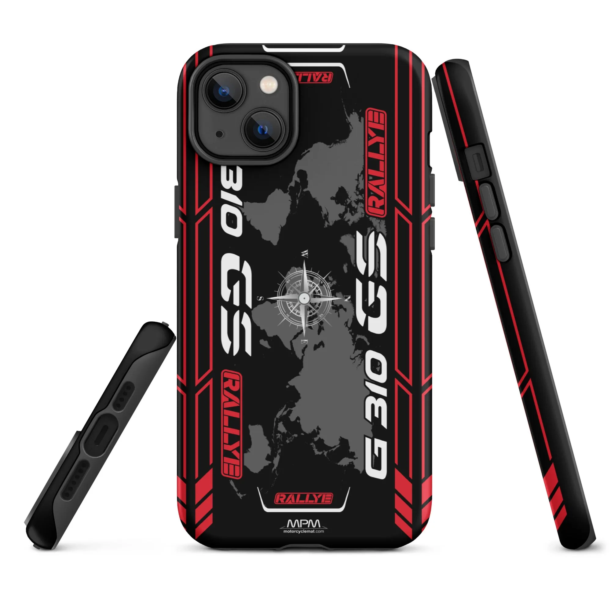 Designed Tough Case For iPhone inspired by BMW G310GS Rallye Motorcycle Model - MM5297