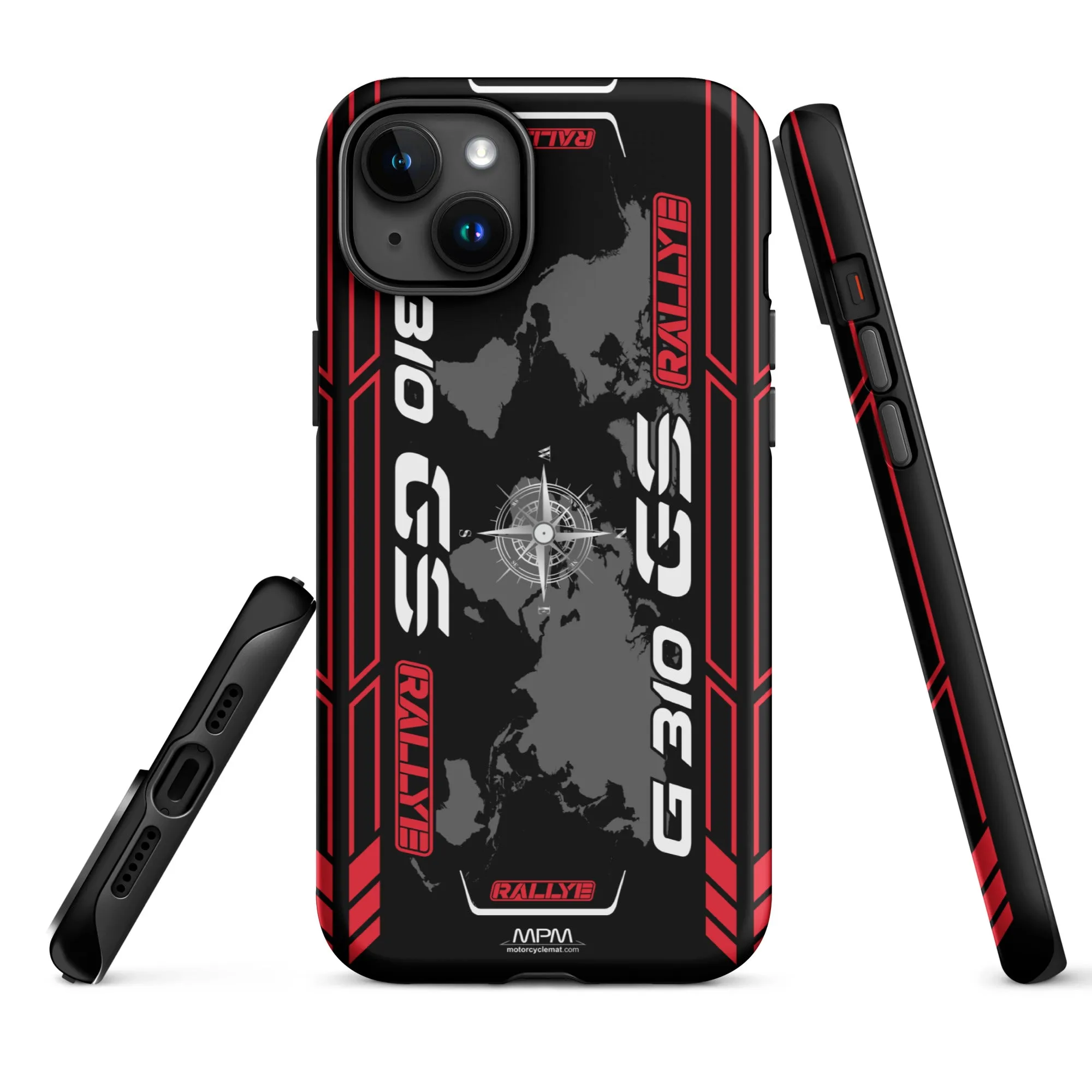 Designed Tough Case For iPhone inspired by BMW G310GS Rallye Motorcycle Model - MM5297