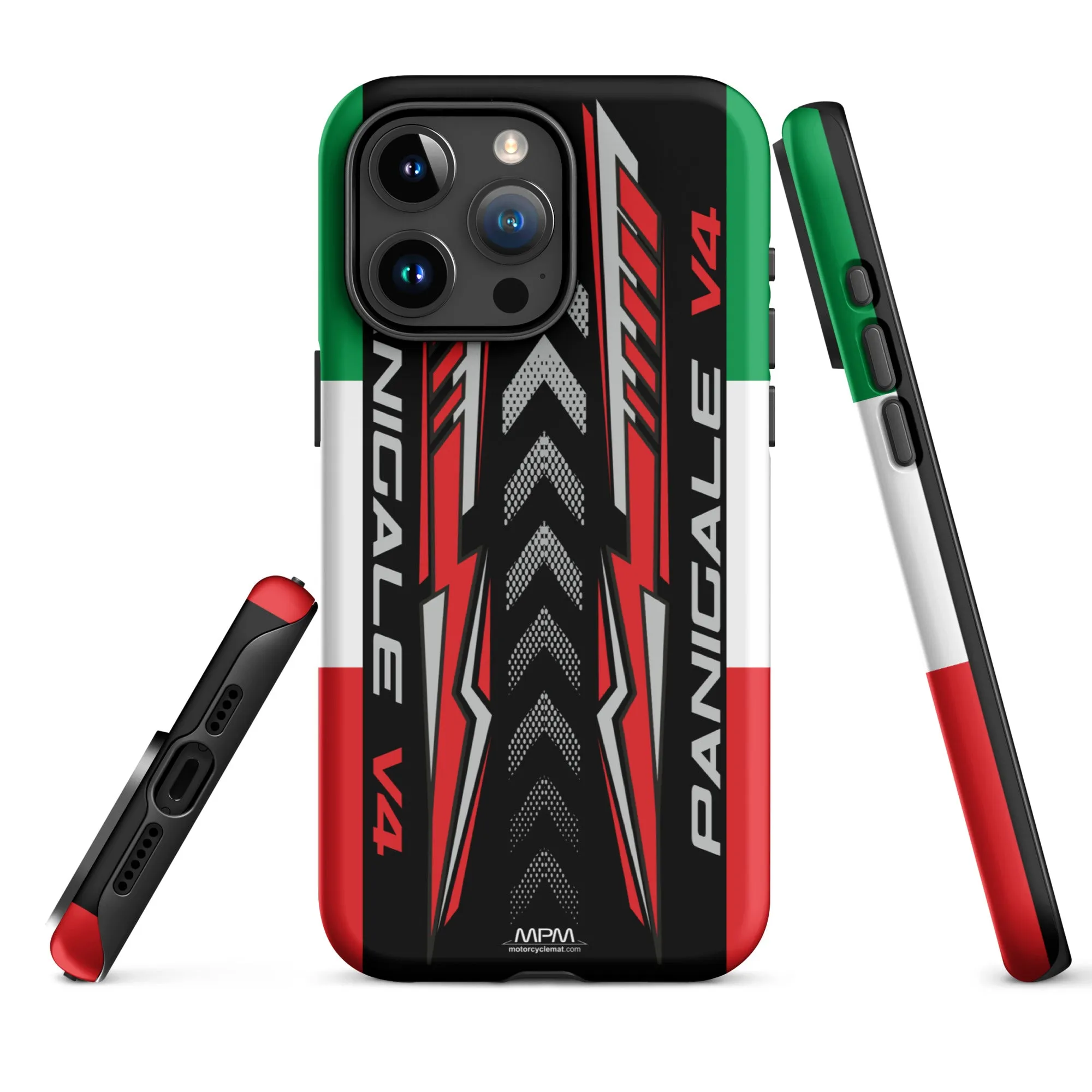 Designed Tough Case For iPhone inspired by Ducati Panigale V4 Motorcycle Model - MM5187