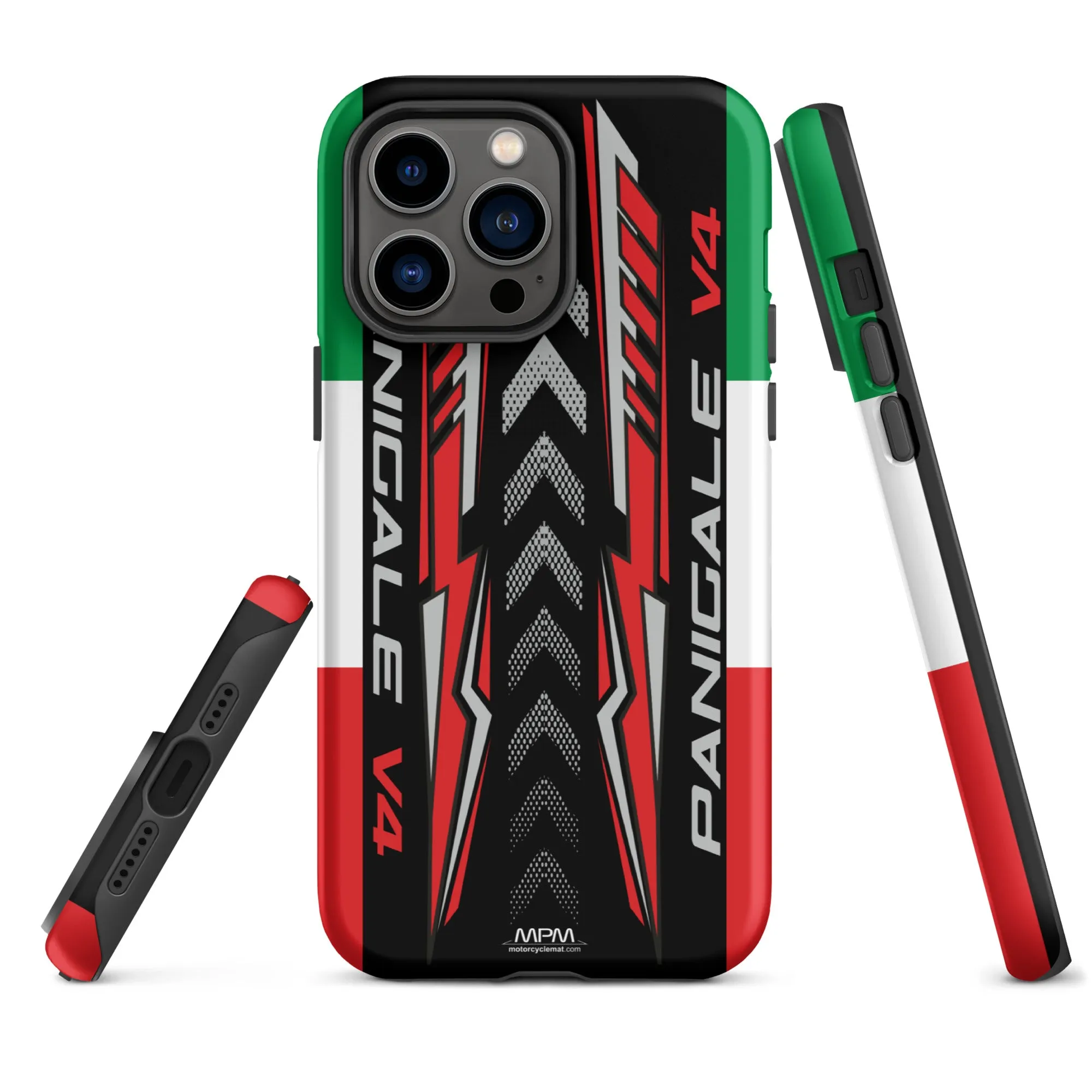 Designed Tough Case For iPhone inspired by Ducati Panigale V4 Motorcycle Model - MM5187