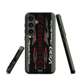 Designed Tough Case For Samsung inspired by Moto Guzzi V100 Mandello Verde Motorcycle Model - MM5206