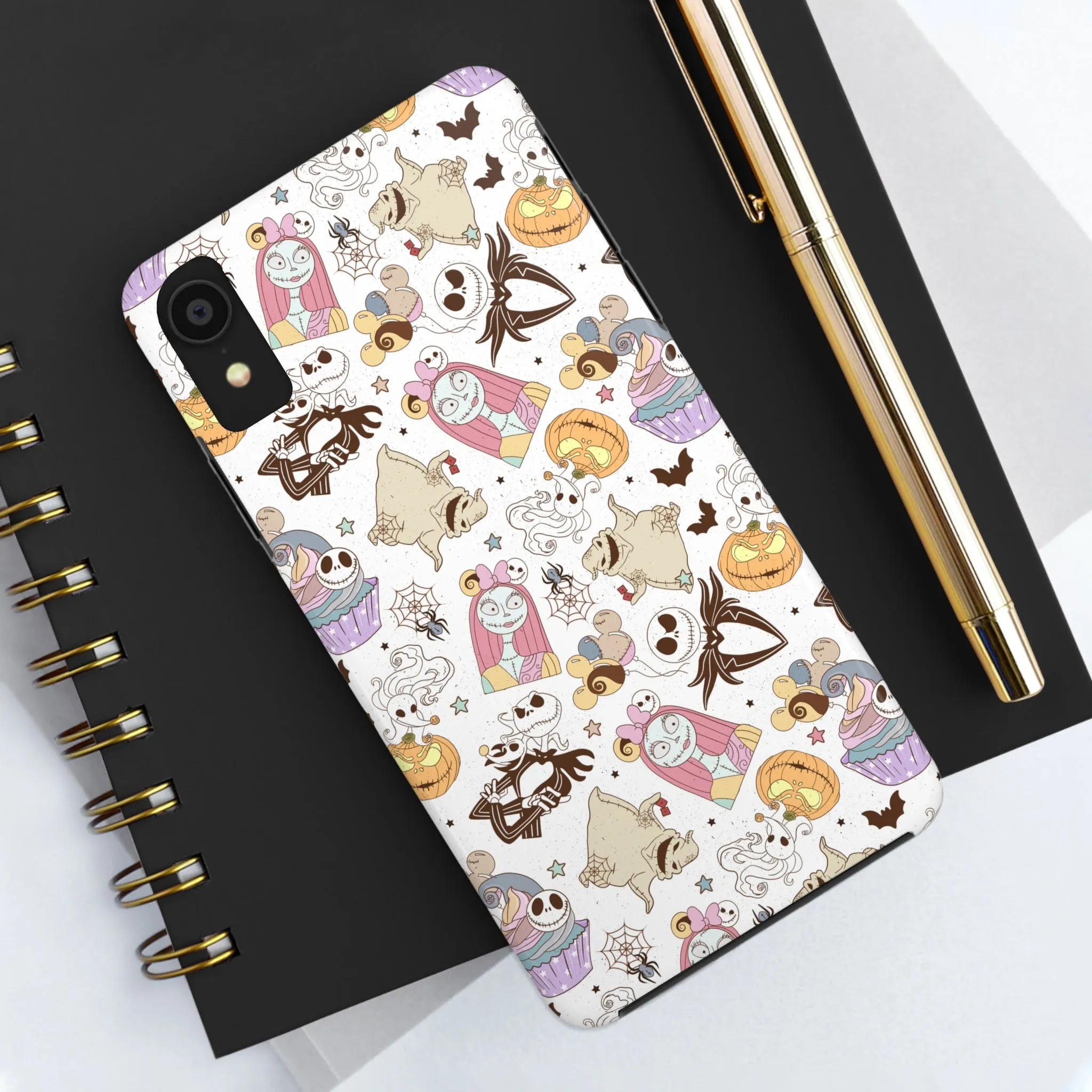 Disney Nightmare Doodles Before Christmas Inspired Phone Case Gift Inspired Fan Art Iphone Quotes Disneyland Magic Kingdom World Show Jack Sally