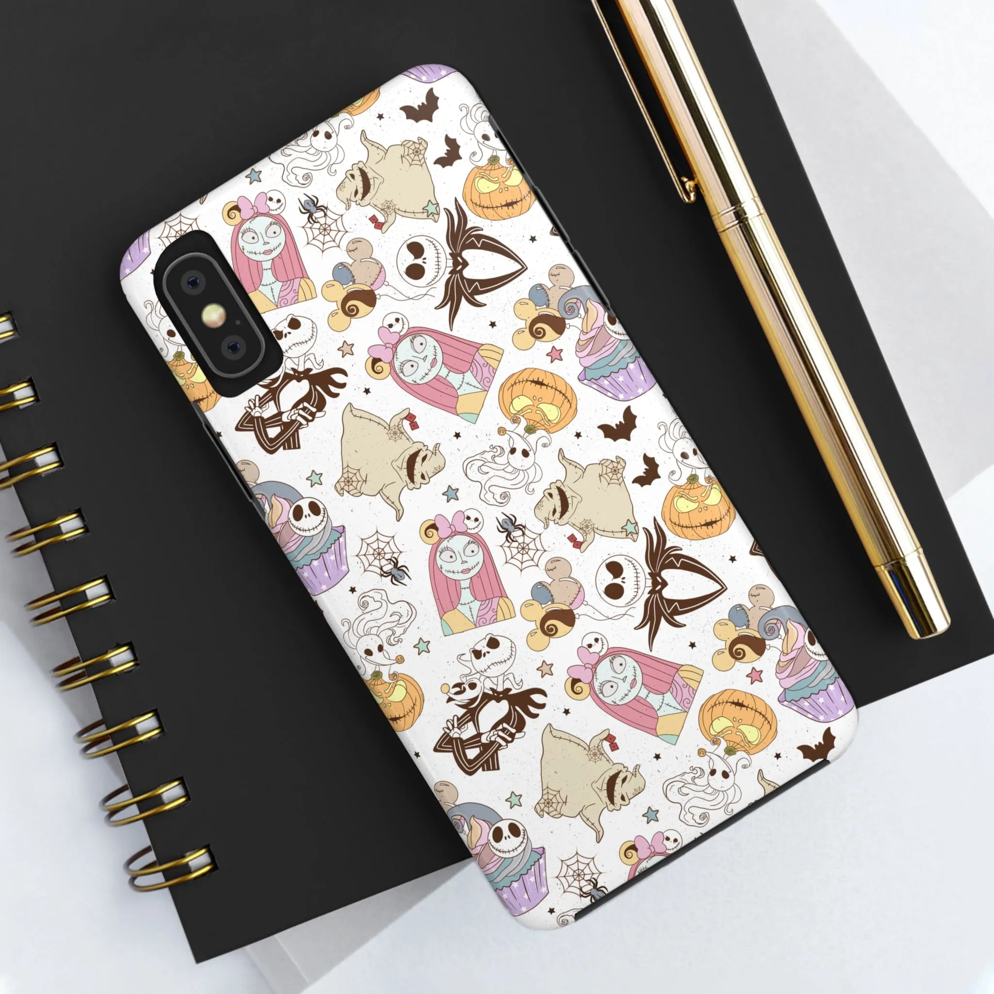 Disney Nightmare Doodles Before Christmas Inspired Phone Case Gift Inspired Fan Art Iphone Quotes Disneyland Magic Kingdom World Show Jack Sally