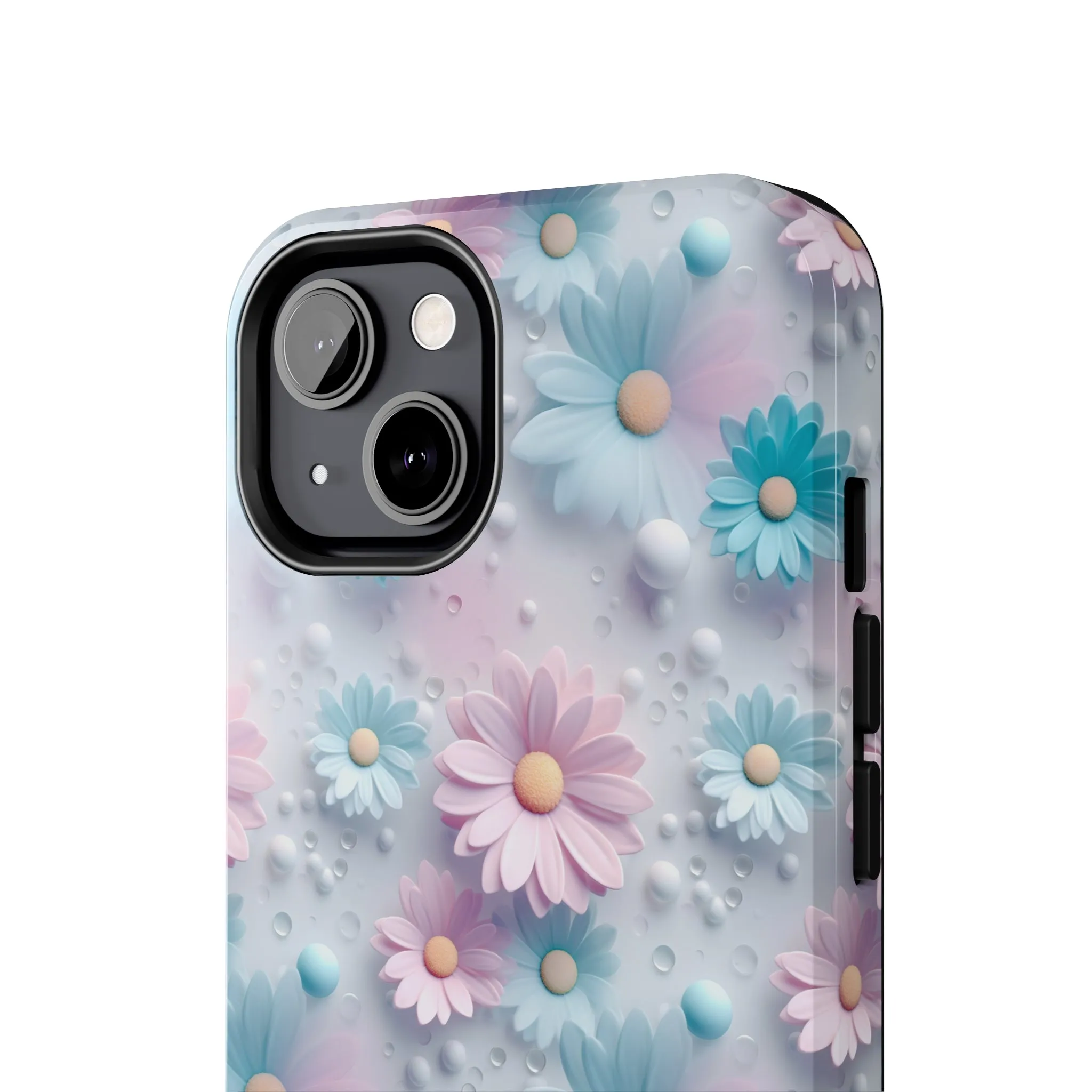 Dreamy Pastel Daisies Digital print Design Tough Phone Case compatible with a large variety of iPhone models, Gift, Phone Case