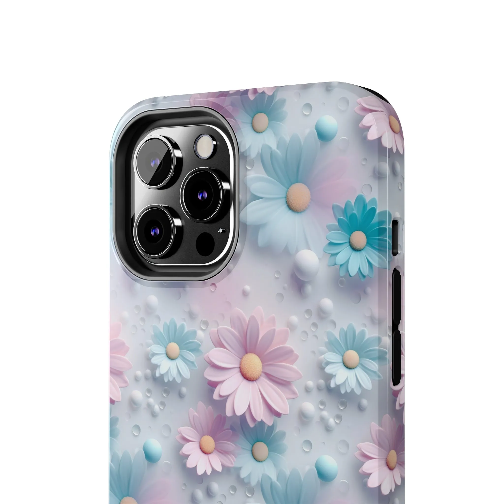 Dreamy Pastel Daisies Digital print Design Tough Phone Case compatible with a large variety of iPhone models, Gift, Phone Case