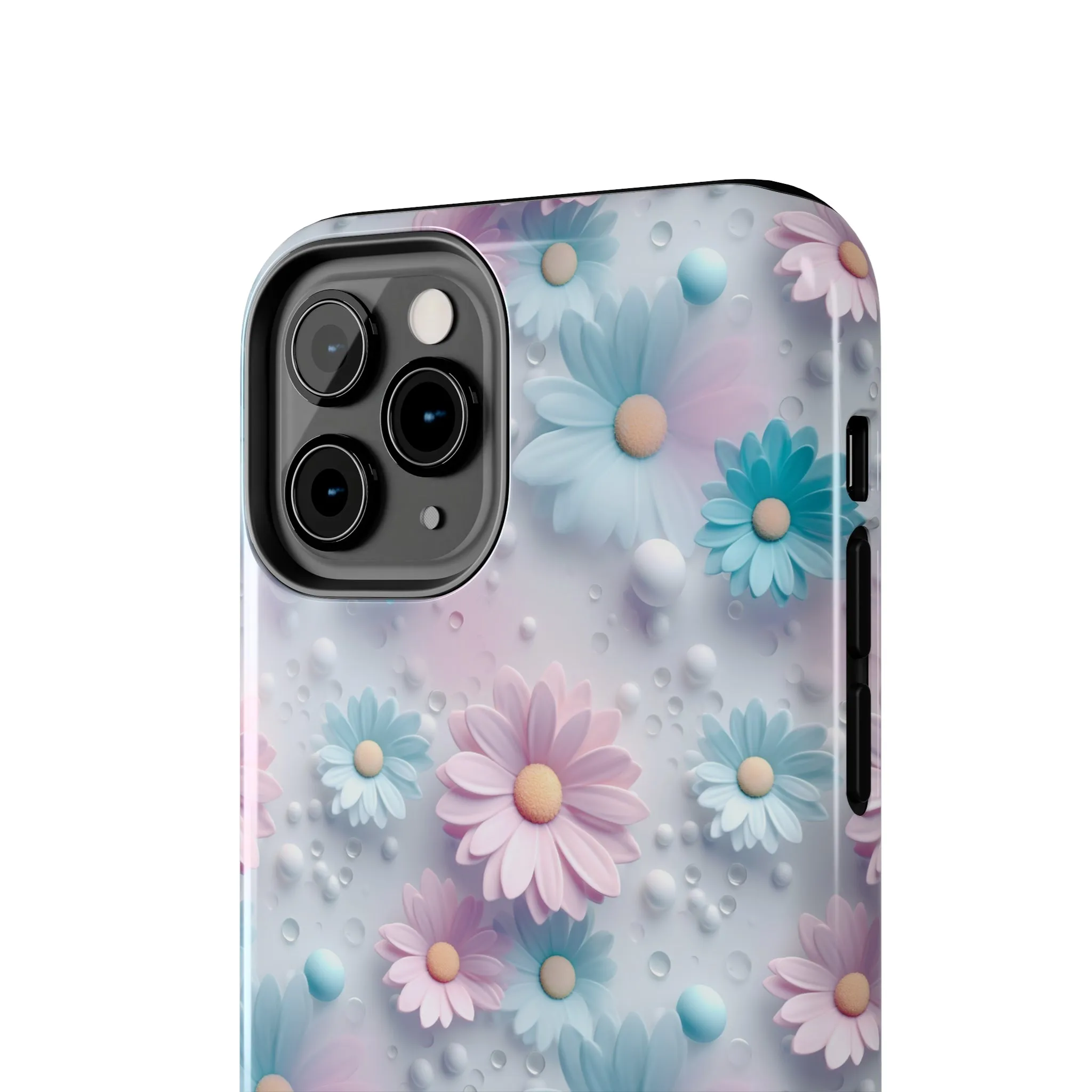 Dreamy Pastel Daisies Digital print Design Tough Phone Case compatible with a large variety of iPhone models, Gift, Phone Case