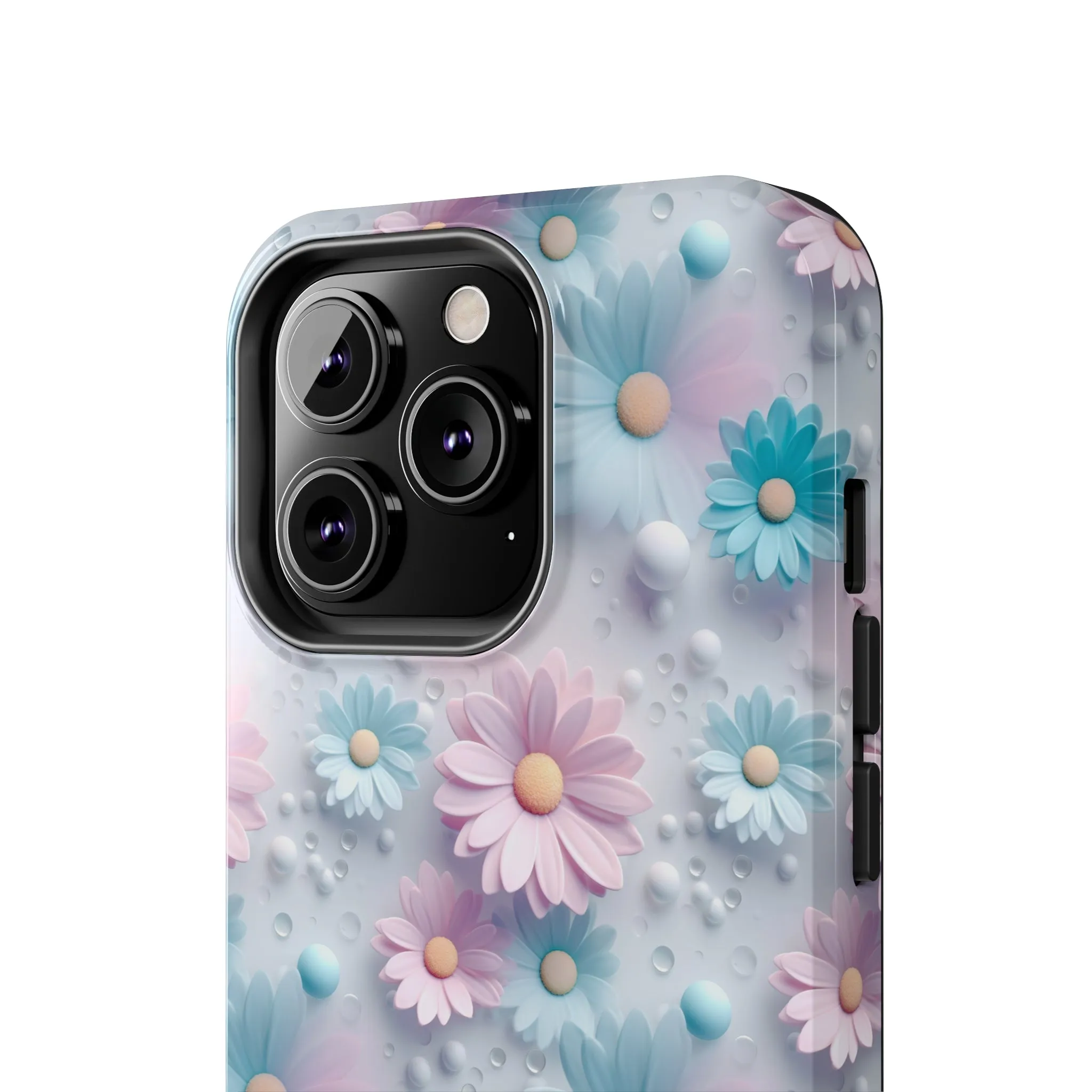 Dreamy Pastel Daisies Digital print Design Tough Phone Case compatible with a large variety of iPhone models, Gift, Phone Case