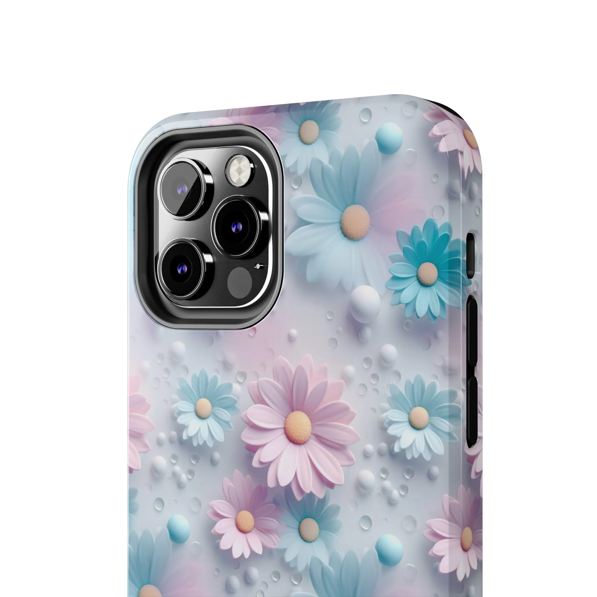 Dreamy Pastel Daisies Digital print Design Tough Phone Case compatible with a large variety of iPhone models, Gift, Phone Case